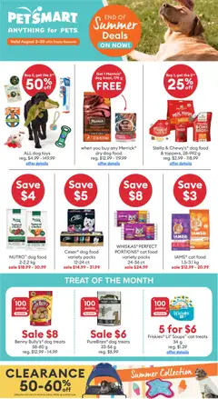 Preview of Petsmart flyer / circulaire from shop Petsmart valid from Aug 3, 2026