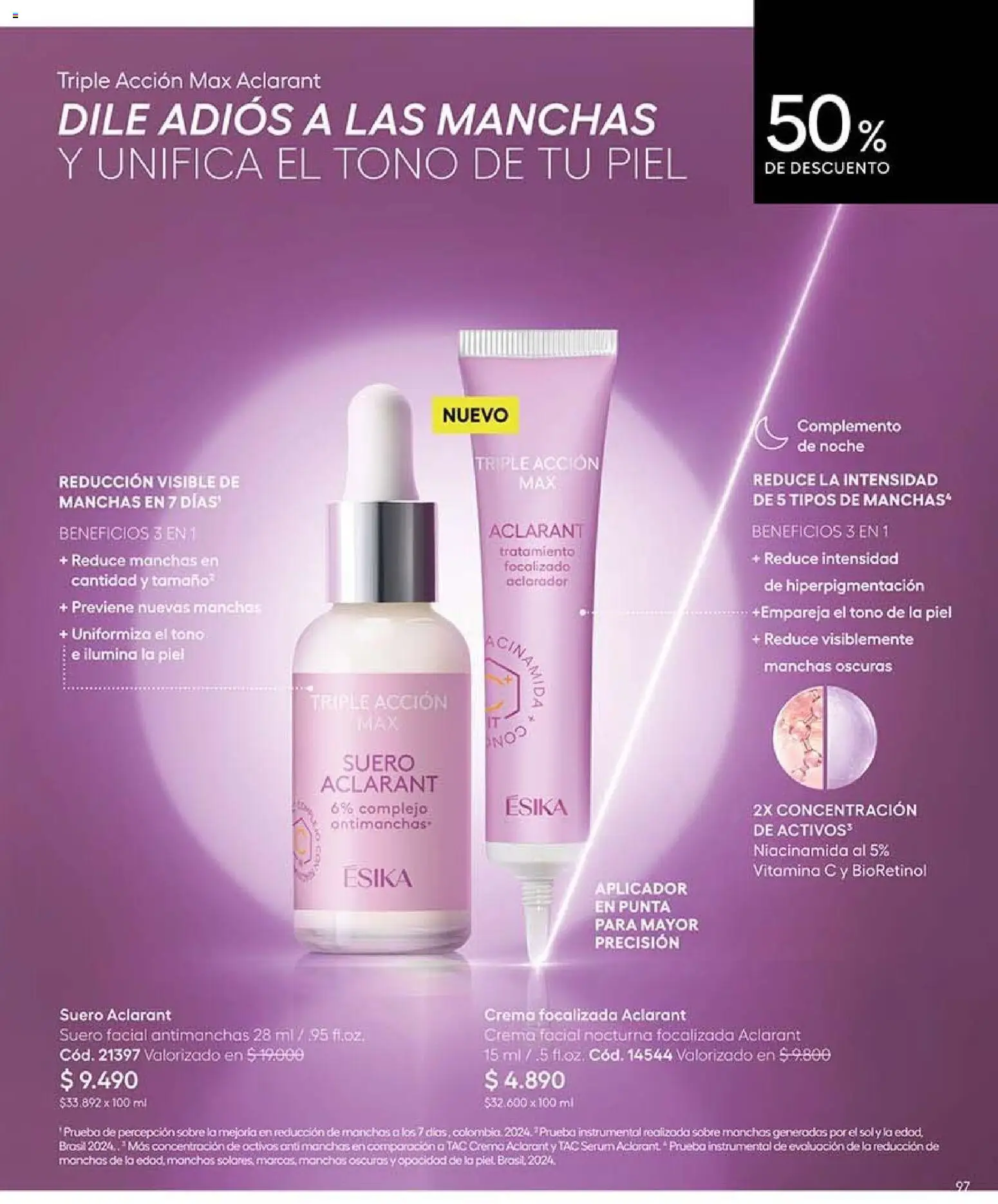 Catálogo Ésika Campaña 16 │ válido desde el 28.09.2026 | Página: 113 | Productos: Sobre, Crema, Serum