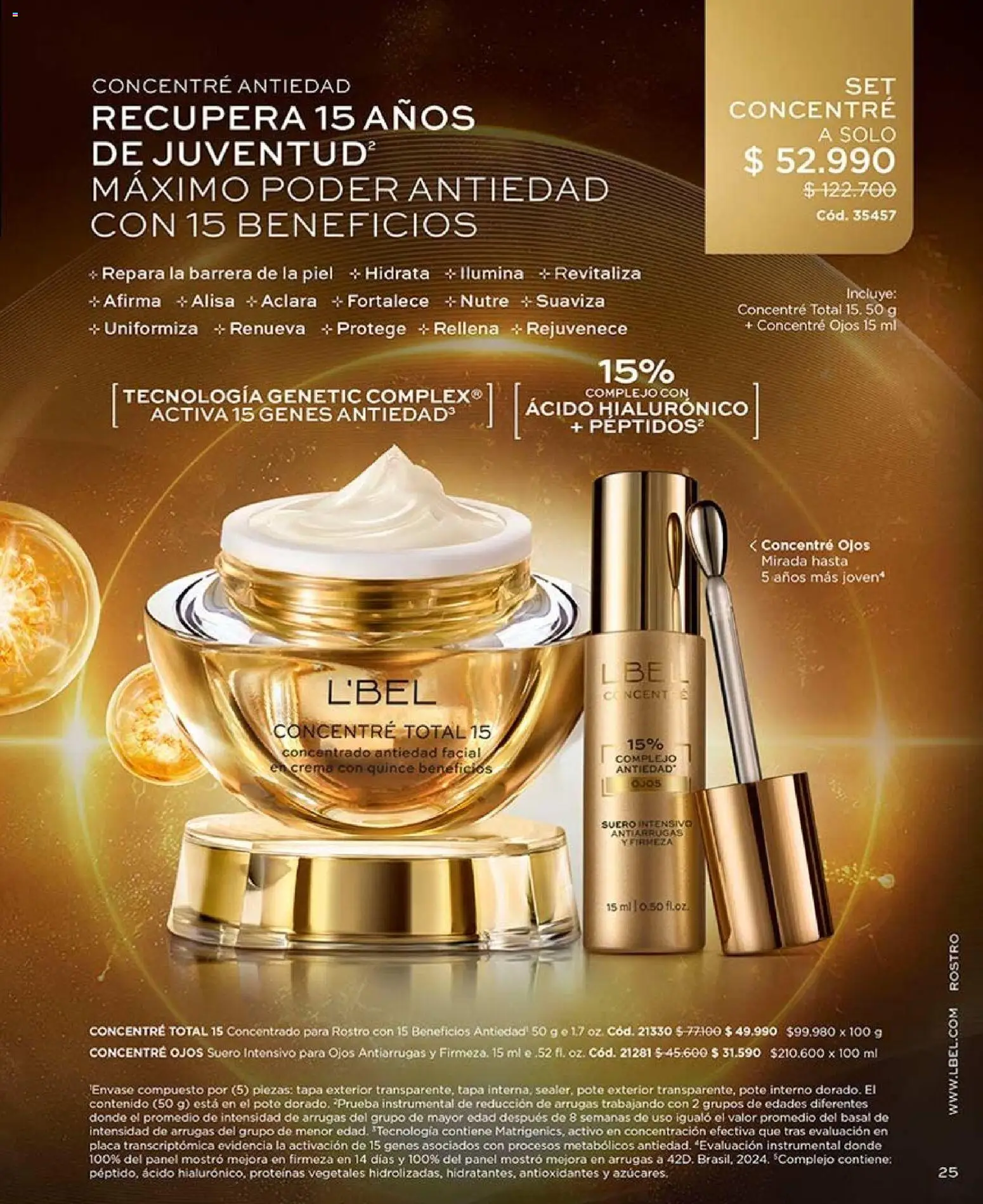 Catálogo L'Bel Campaña 13 │ válido desde el 27.07.2026 | Página: 25 | Productos: Tapa, Crema