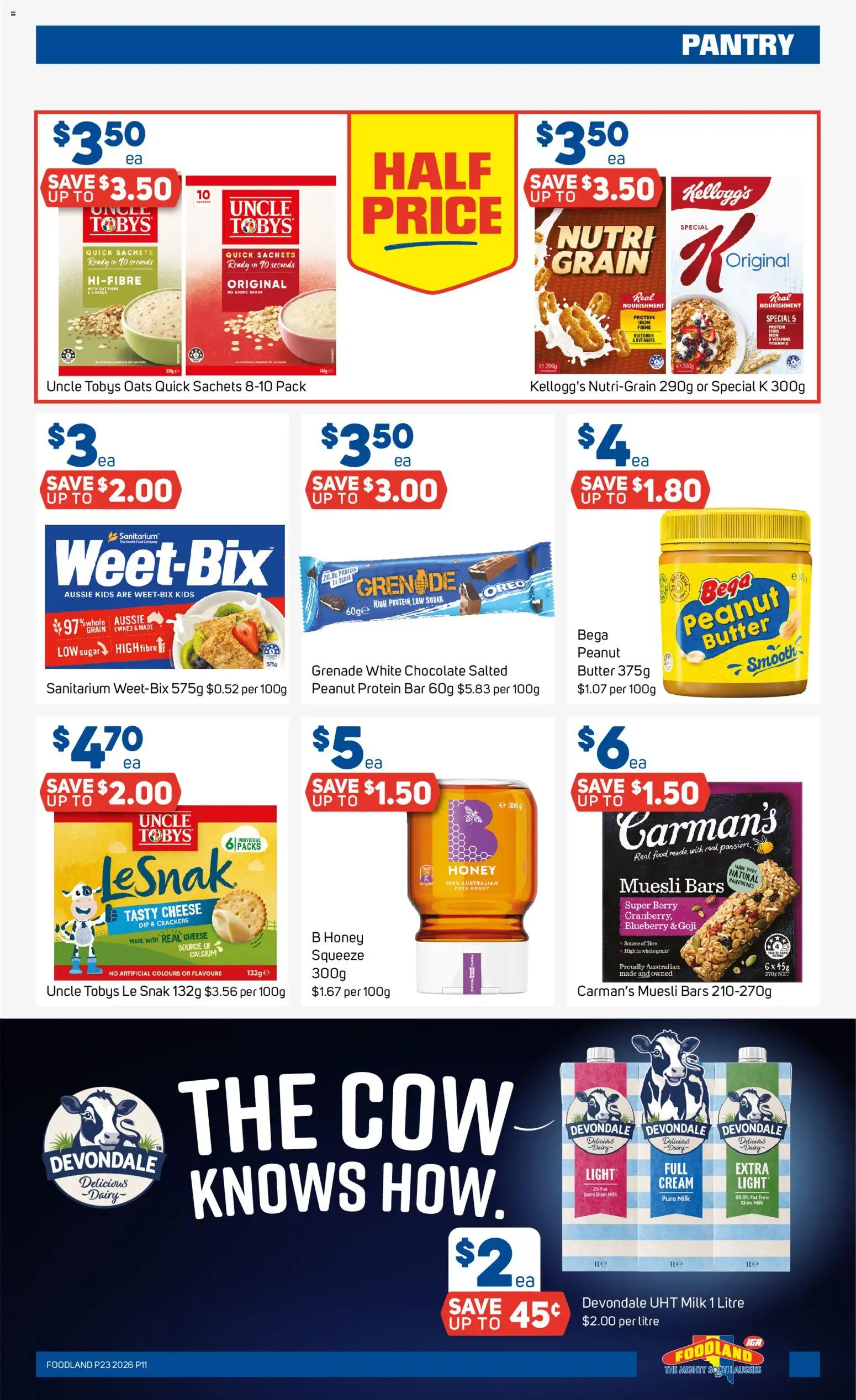 Foodland catalogue - valid from 03.06.2026 | Page: 11 | Products: Dairy, Cheese, Honey, Iron