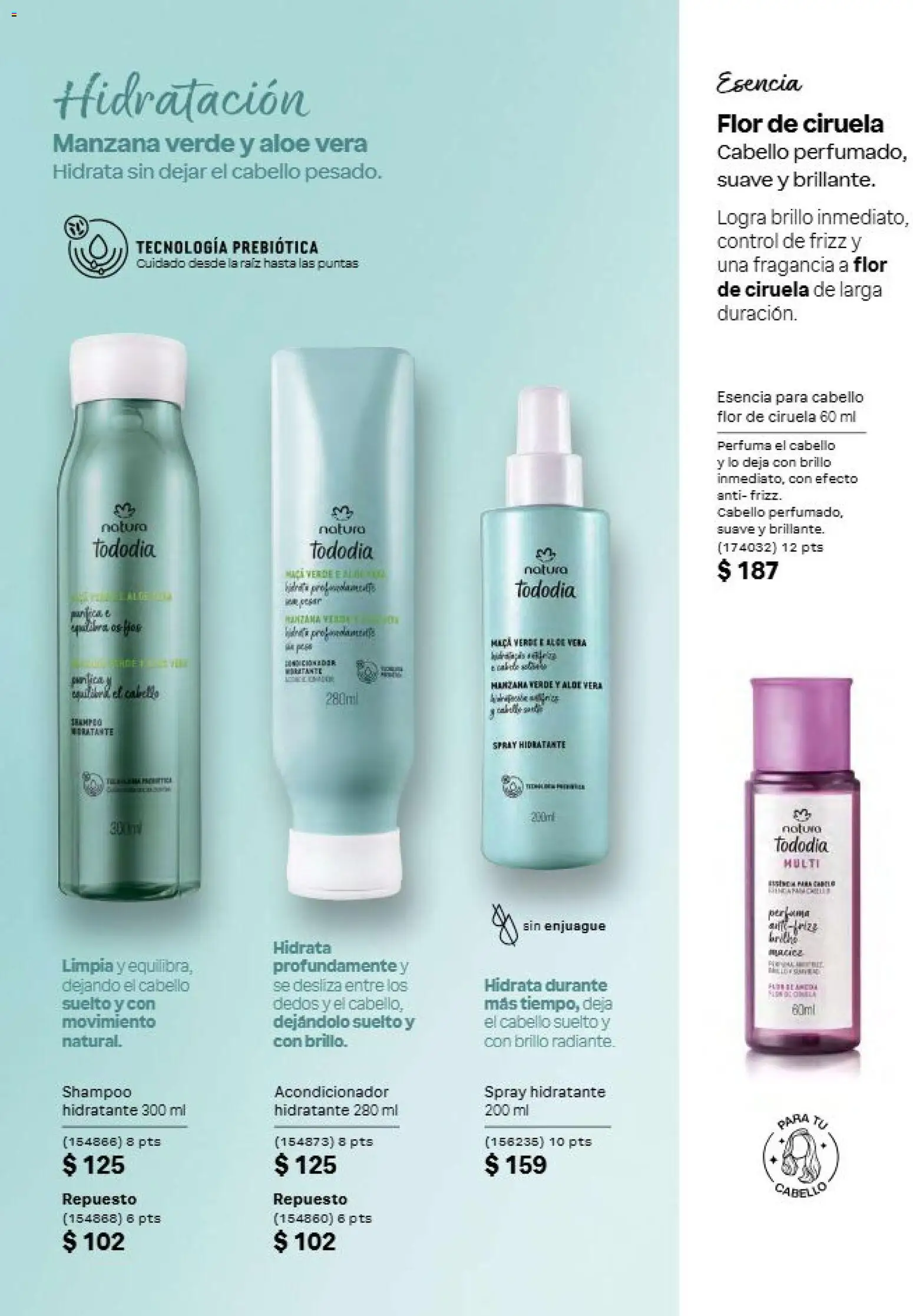 Nuevas ofertas de Natura válidas en toda la República Mexicana desde el 31/07/2026. ¡Encuentra las mejores ofertas en Natura campaña 12 2026! | Página: 142 | Productos: Brillo, Shampoo, Fragancia, Acondicionador