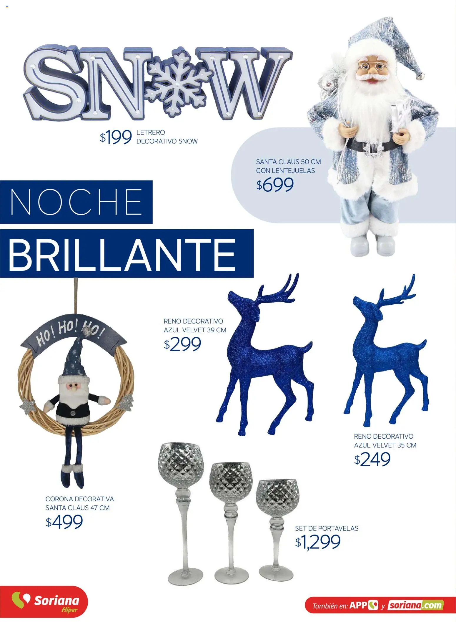 Nuevas ofertas de Soriana válidas en toda la República Mexicana desde el 30/09/2026. ¡Encuentra las mejores ofertas en Soriana Híper - Decoracion Navideña! | Página: 36 | Productos: Lentejuelas