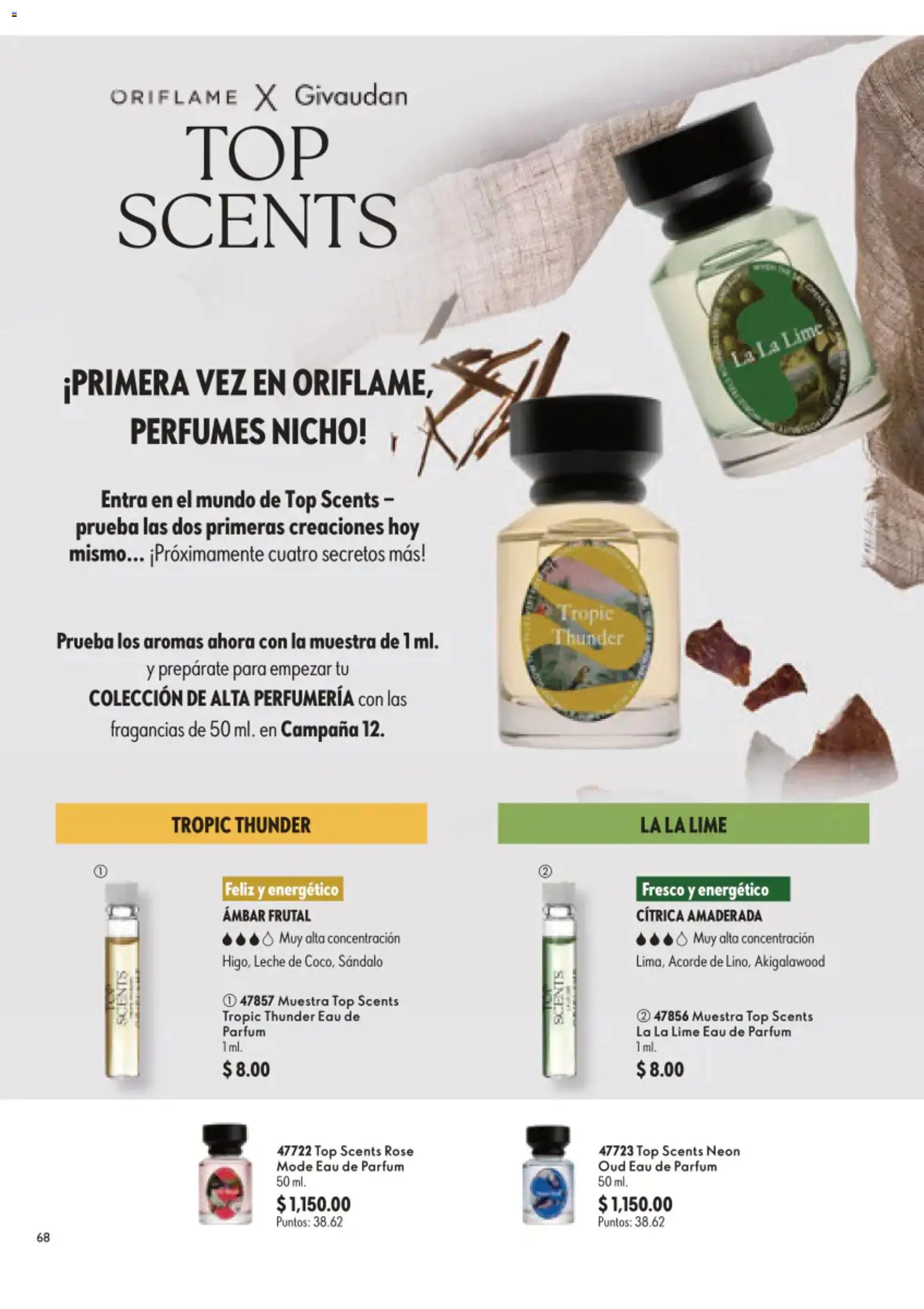 Nuevas ofertas de Oriflame válidas en toda la República Mexicana desde el 01/08/2026. ¡Encuentra las mejores ofertas en Oriflame campaña 11 2026! | Página: 68 | Productos: Leche, Top, Campana