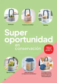 Vista previa Tupperware Folleto válido desde el 01/07/2026 | Página: 21 | Productos: Aceitunas, Heladera, Palmitos