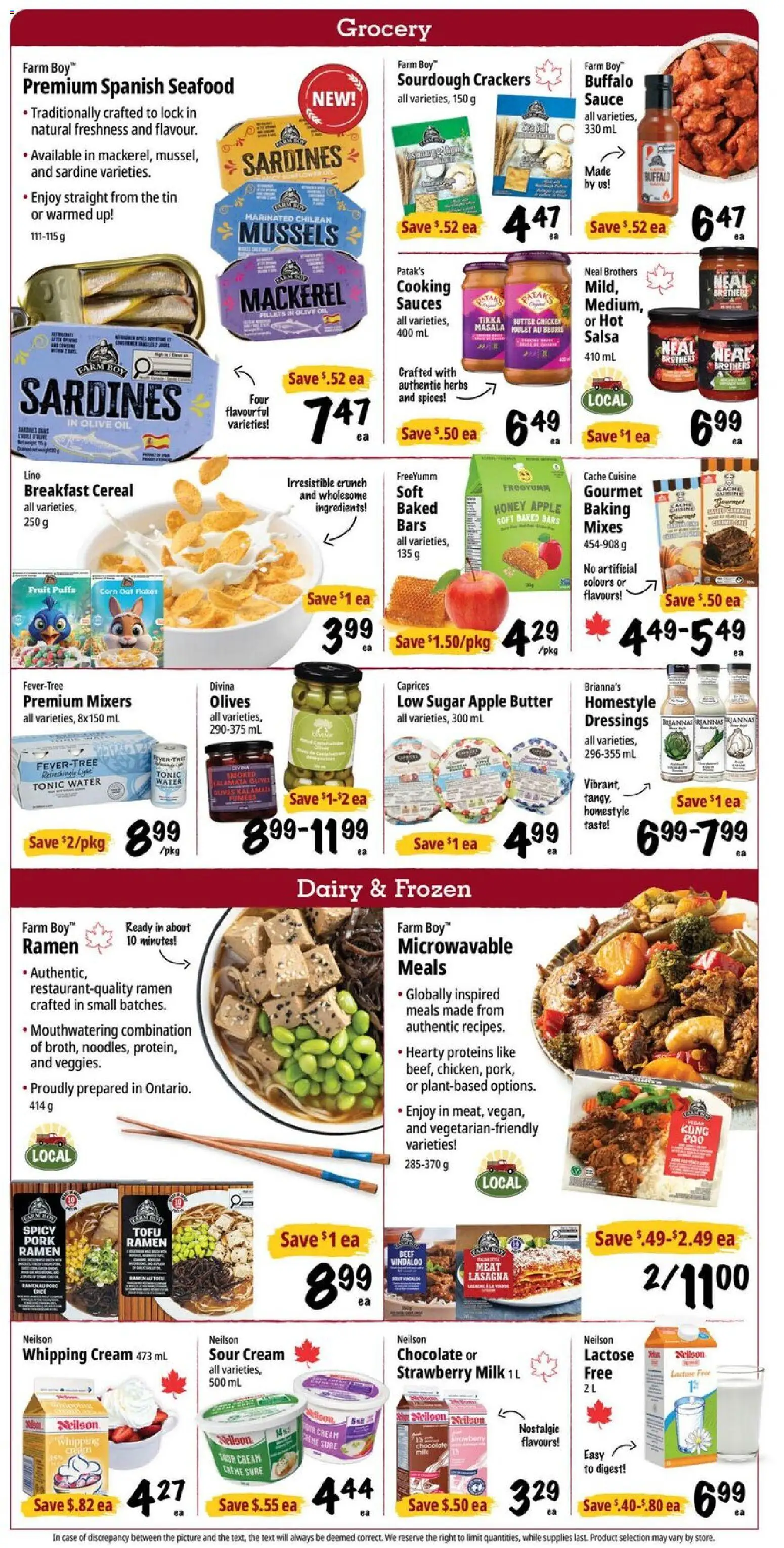 Farm Boy flyer valid from 04.06.2026 | Page: 4 | Products: Butter, Chocolate, Chicken, Pork