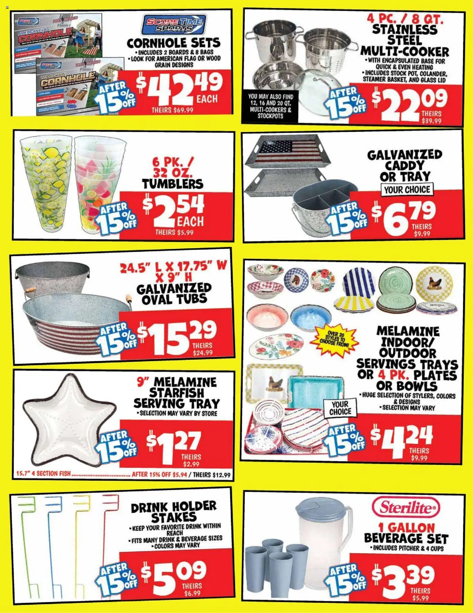 Ollie's Weekly Ad - valid from 07/02/2026 | Page: 6 | Products: Fish, Steamer