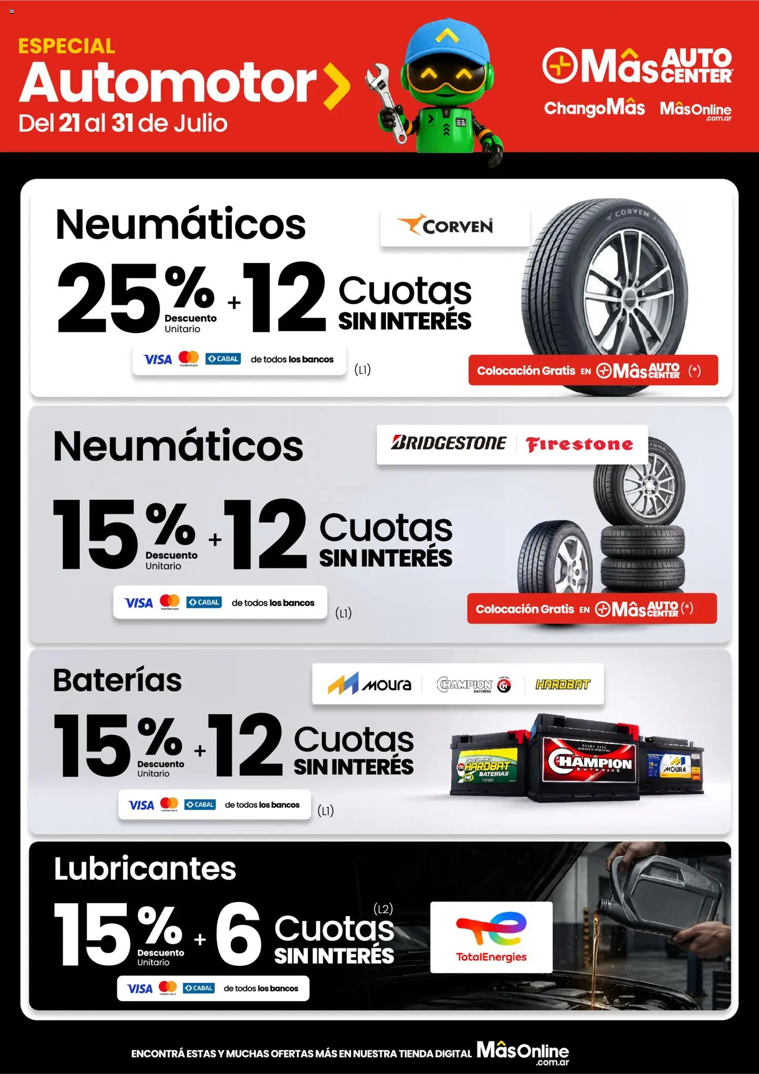 Changomas Auto │ válido desde el 21/07/2026 | Página: 2 | Productos: Neumáticos