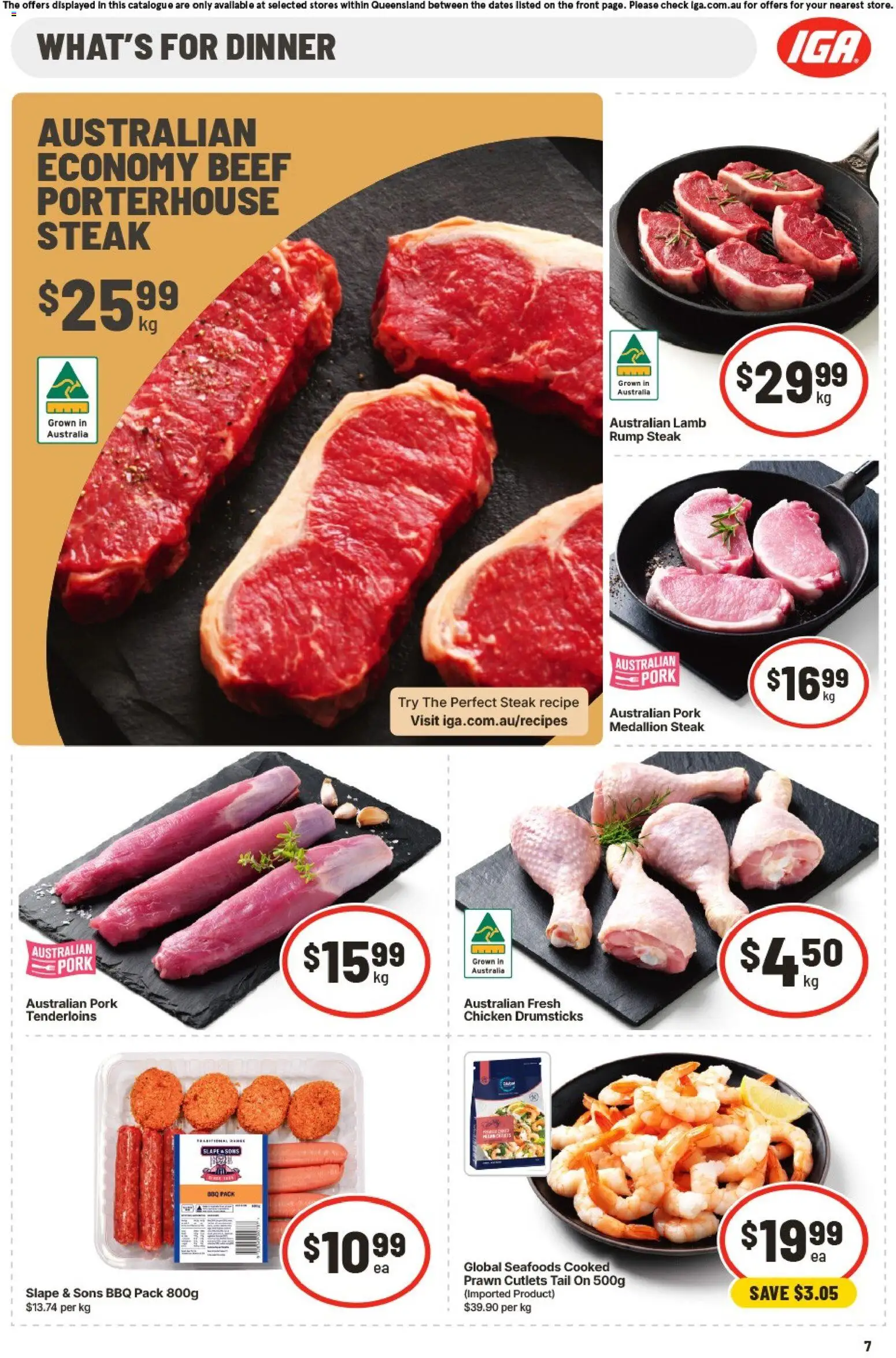 IGA catalogue - valid from 16/09/2026 | Page: 8 | Products: Chicken, Lamb, Beef, Drumsticks