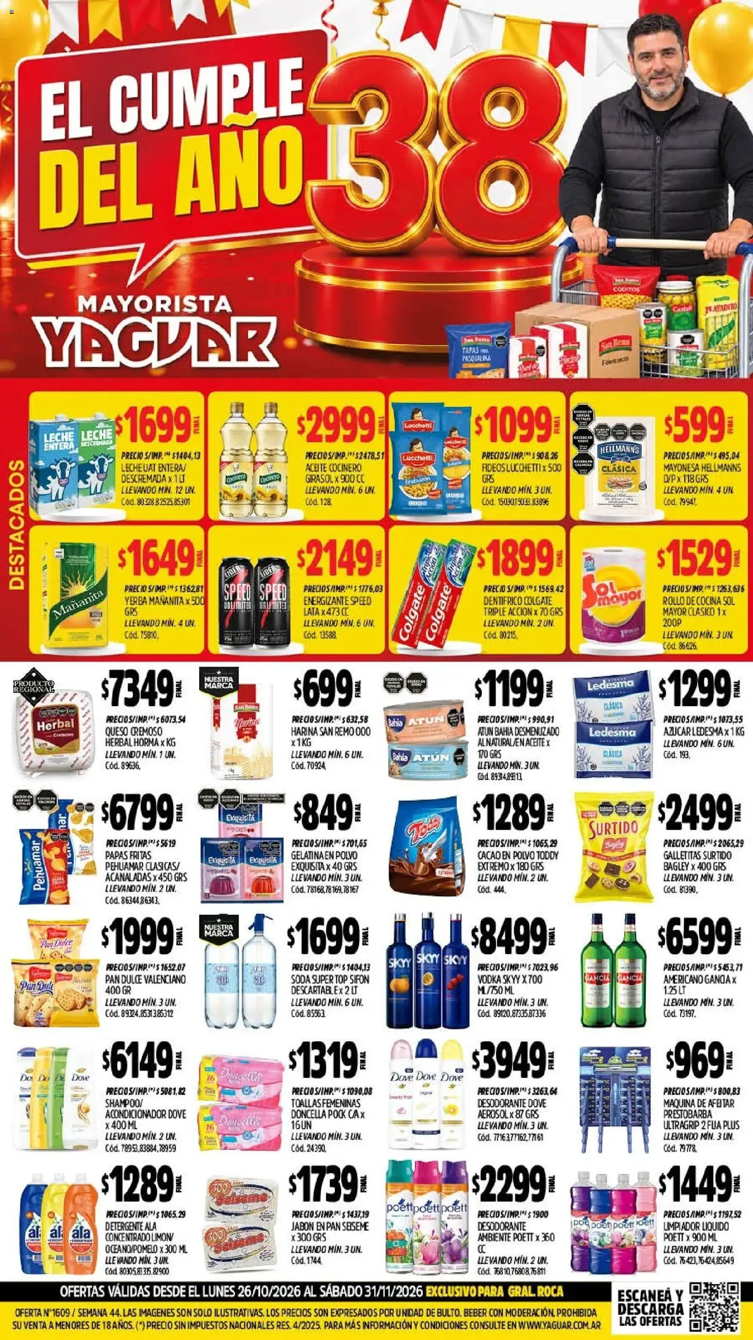 Yaguar - Oferta Semanal General Roca │ válido desde el 26/10/2026 | Página: 1