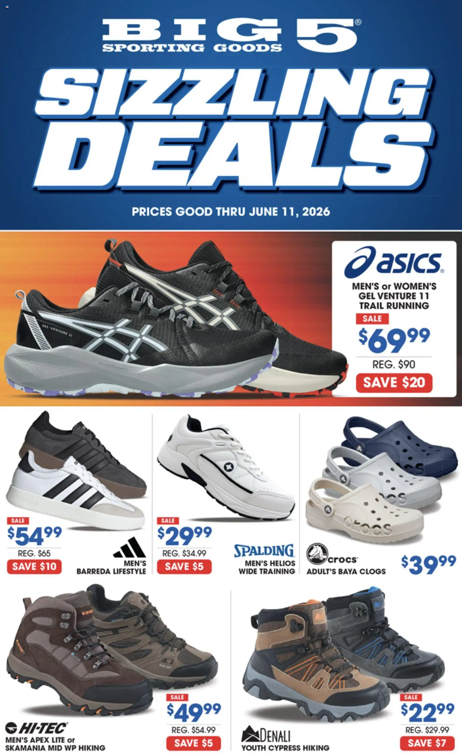 Big 5 Sporting Goods Weekly Ad - valid from 01.06.2026 | Page: 1