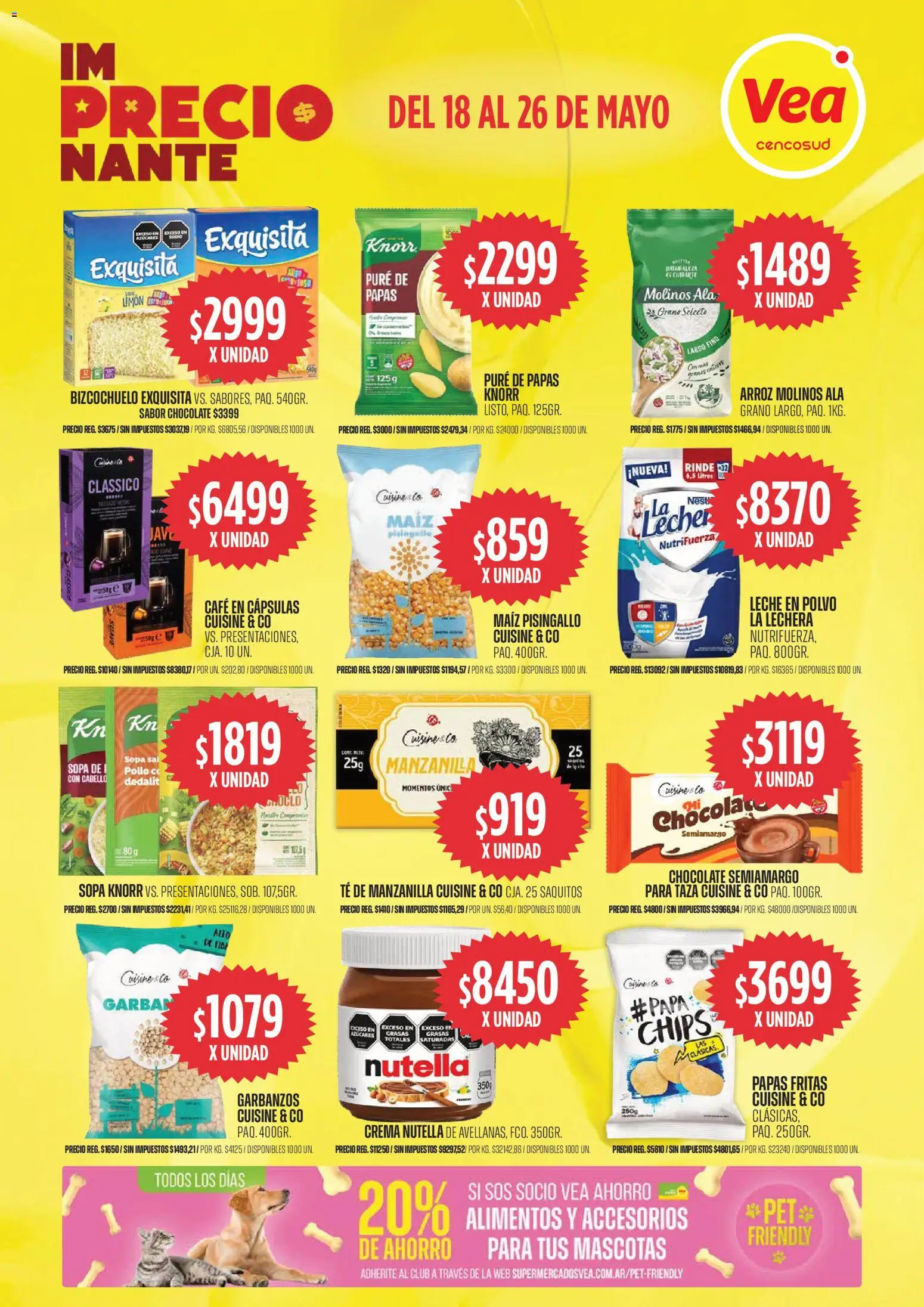 Vea ofertas │ válido desde el 18.05.2026 | Página: 3 | Productos: Maiz, Té, Papas fritas, Crema