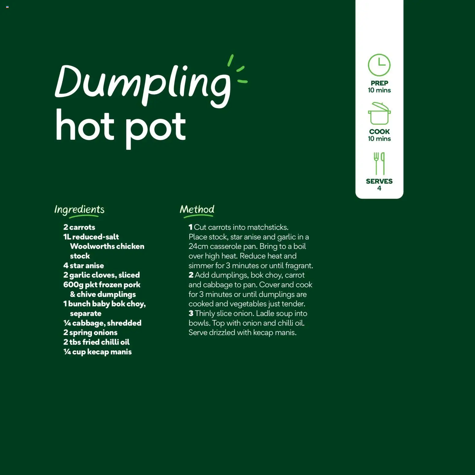 Woolworths catalogue - valid from 20.03.2026 | Page: 38 | Products: Pot, Vegetables, Soup, Chilli