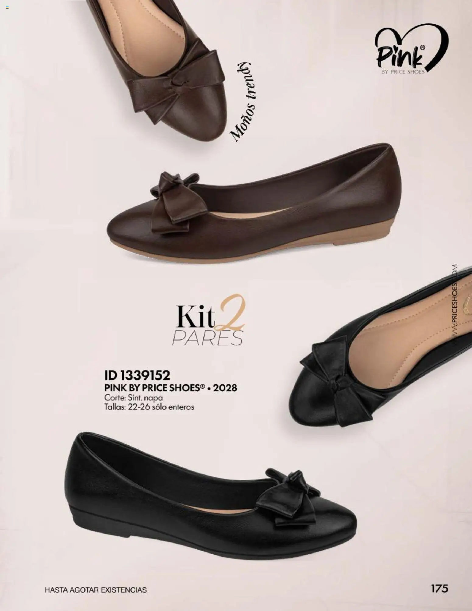 Nuevas ofertas de Price Shoes válidas en toda la República Mexicana desde el 28/08/2026. ¡Encuentra las mejores ofertas en Price Shoes catálogo Vestir Casual! | Página: 175