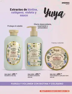 Vista previa de Andrea catálogo Beauty, nuevo folleto de la tienda, válido en México a partir del 24.05.2026 | Página: 31 | Productos: Pan, Suavizante, Mascarilla, Acondicionador