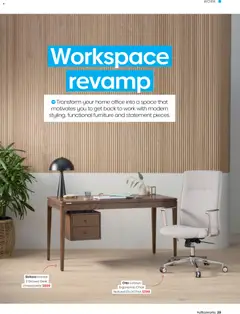 Preview of Officeworks Magazine - valid from 01.01.2026 | Page: 39 | Products: Chair, Desk, Drawer, Ergonomic