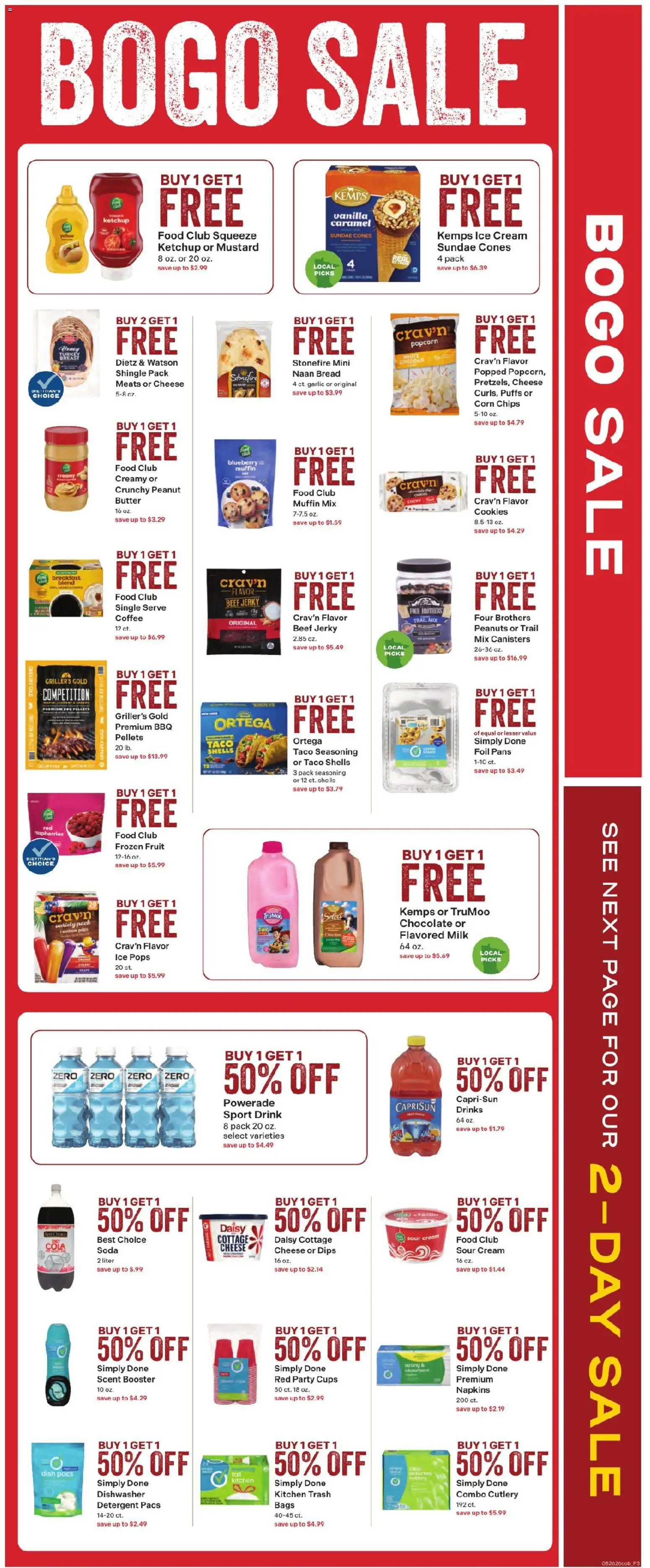 Coborn's - Weekly Ad - valid from 08/26/2026 | Page: 5 | Products: Sour cream, Detergent, Cookies, Vanilla