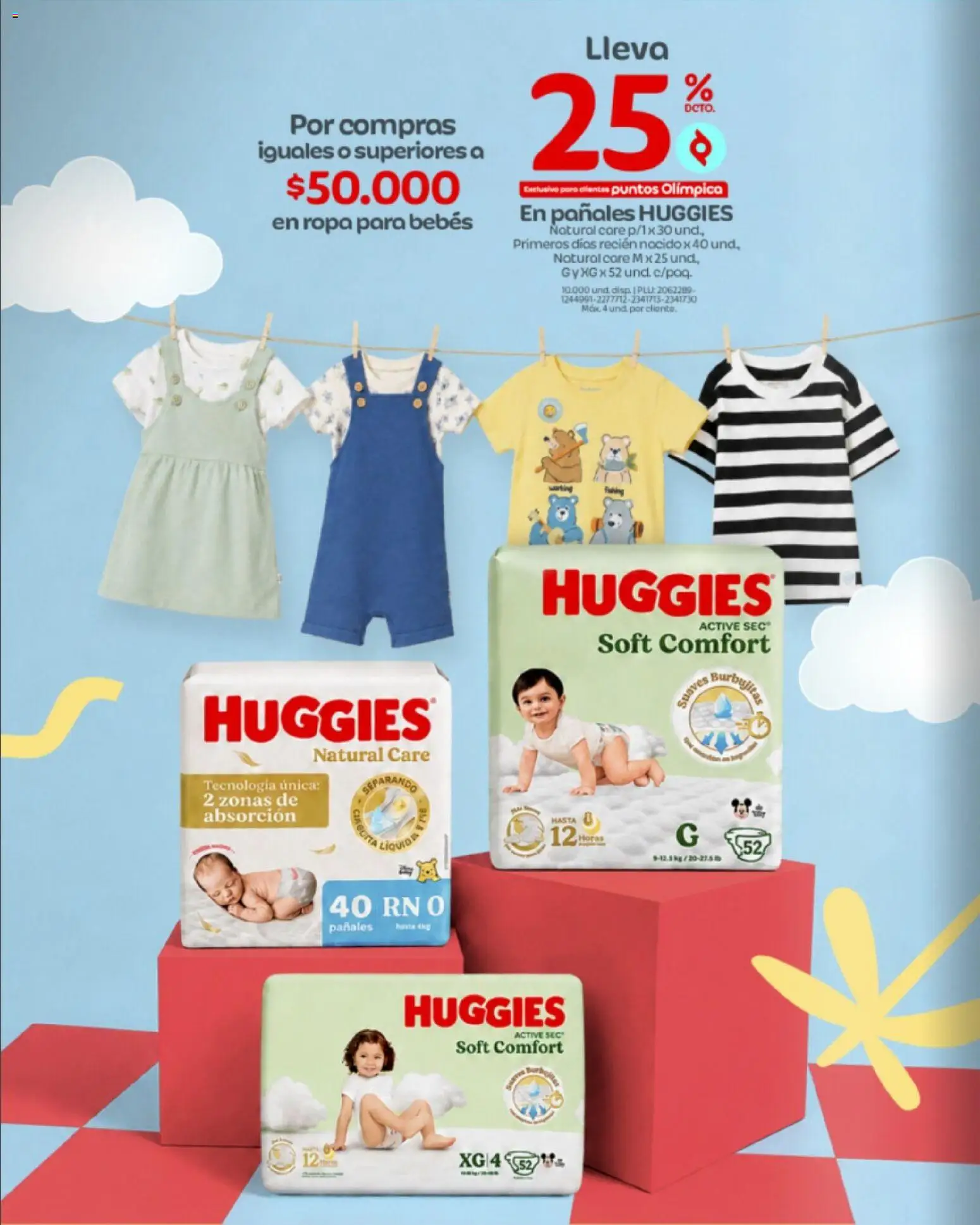 Olímpica revista - valida desde el 15/09/2026 | Página: 2 | Productos: Pañales, Ropa