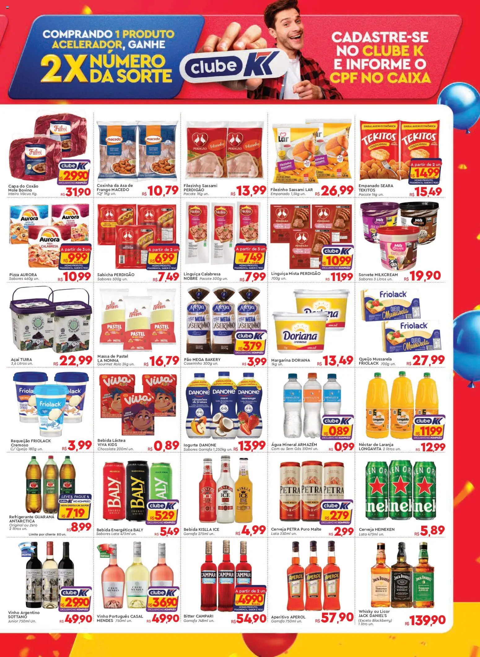 Komprao Atacadista Folheto - válido de 25/09/2026 | Página: 3 | Produtos: Lombo, Pizza, Sorvete, Refrigerante