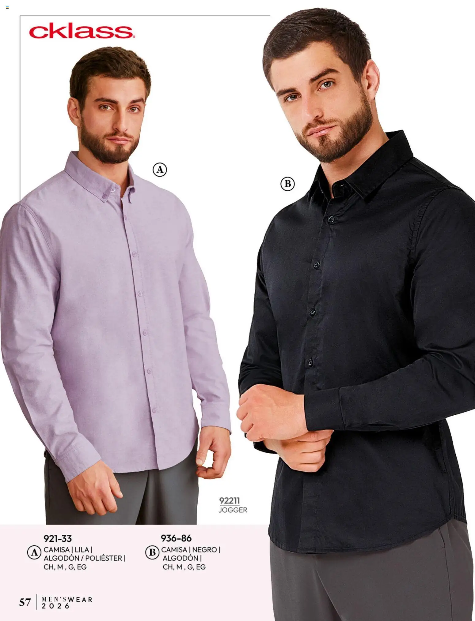 Nuevas ofertas de Cklass válidas en toda la República Mexicana desde el 08/07/2026. ¡Encuentra las mejores ofertas en Cklass catálogo Ropa caballero! | Página: 58 | Productos: Camisa, Algodón