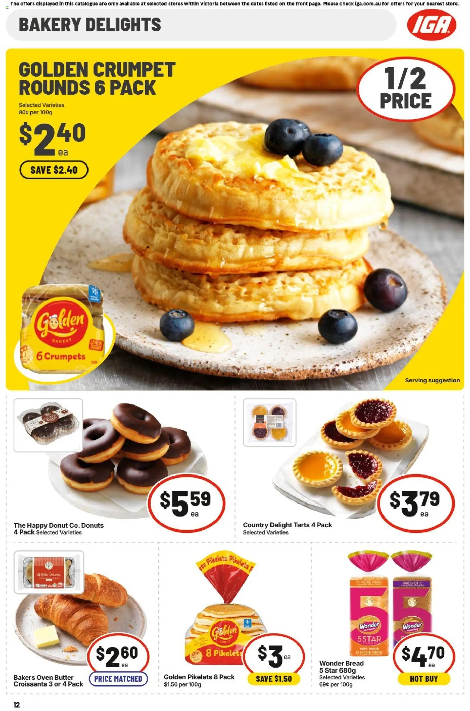 IGA catalogue - valid from 20.05.2026 | Page: 15 | Products: Donuts, Bread, Oven, Bakery