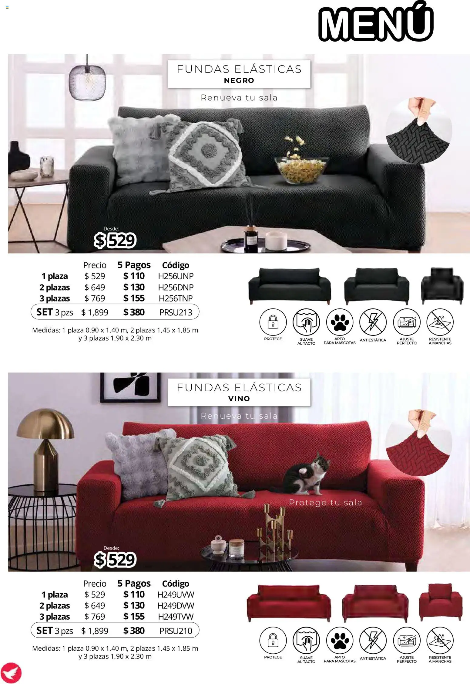 Nuevas ofertas de Colchas Concord válidas en toda la República Mexicana desde el 15/10/2026. ¡Encuentra las mejores ofertas en Colchas Concord catálogo! | Página: 170