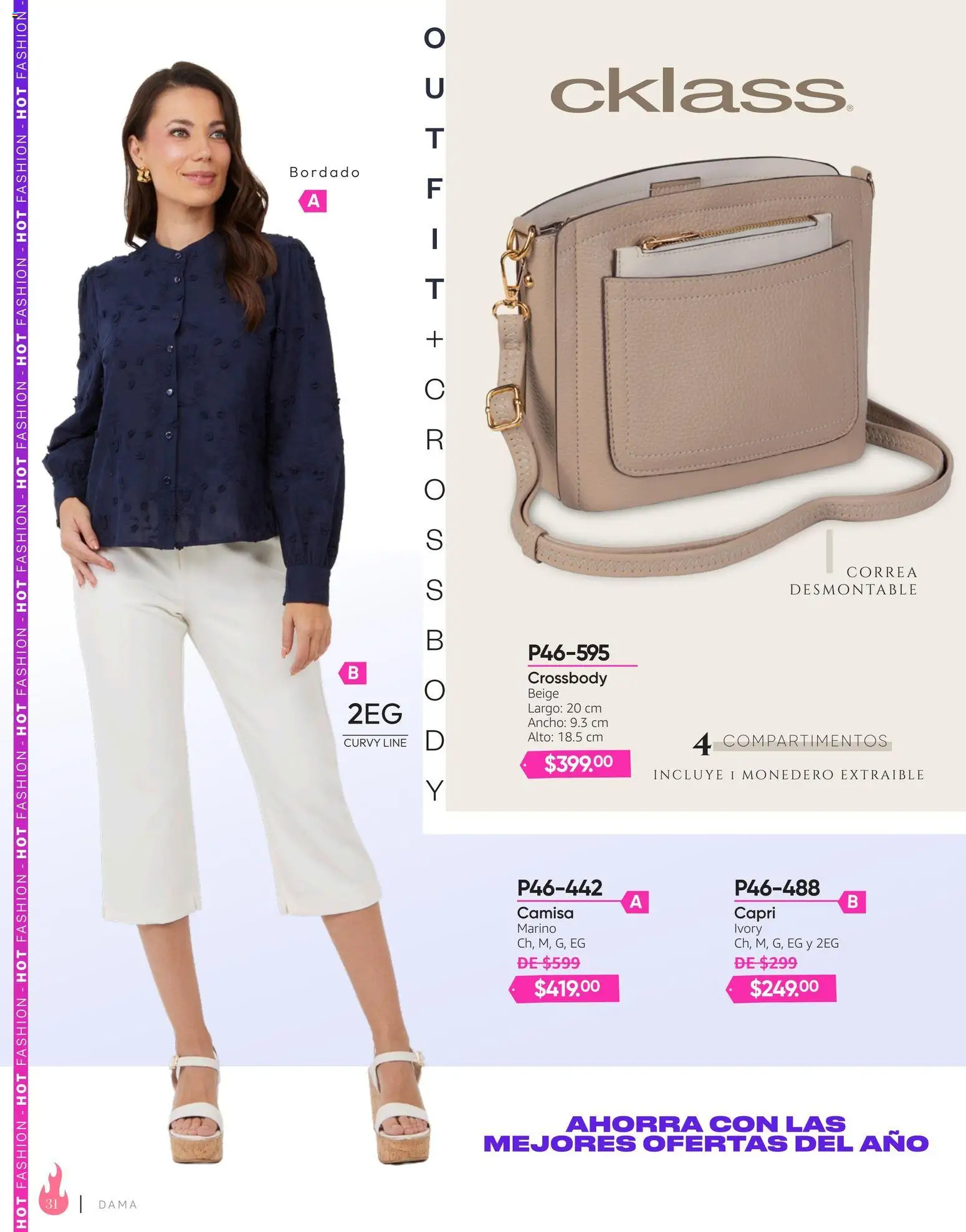 Nuevas ofertas de Cklass válidas en toda la República Mexicana desde el 03/08/2026. ¡Encuentra las mejores ofertas en Cklass catálogo Hot Fashion Calzado! | Página: 144 | Productos: Camisa, Monedero