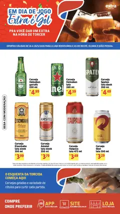 Extra ofertas de Mercado Viral Gol - Pré-Visualização do folheto da loja Extra, válido de 26.05.2026