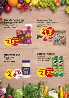 Dia ofertas - Pré-Visualização do folheto da loja Dia, válido de 18.05.2026 | Página: 3 | Produtos: Cebola, Pão, Pão de forma, Creme