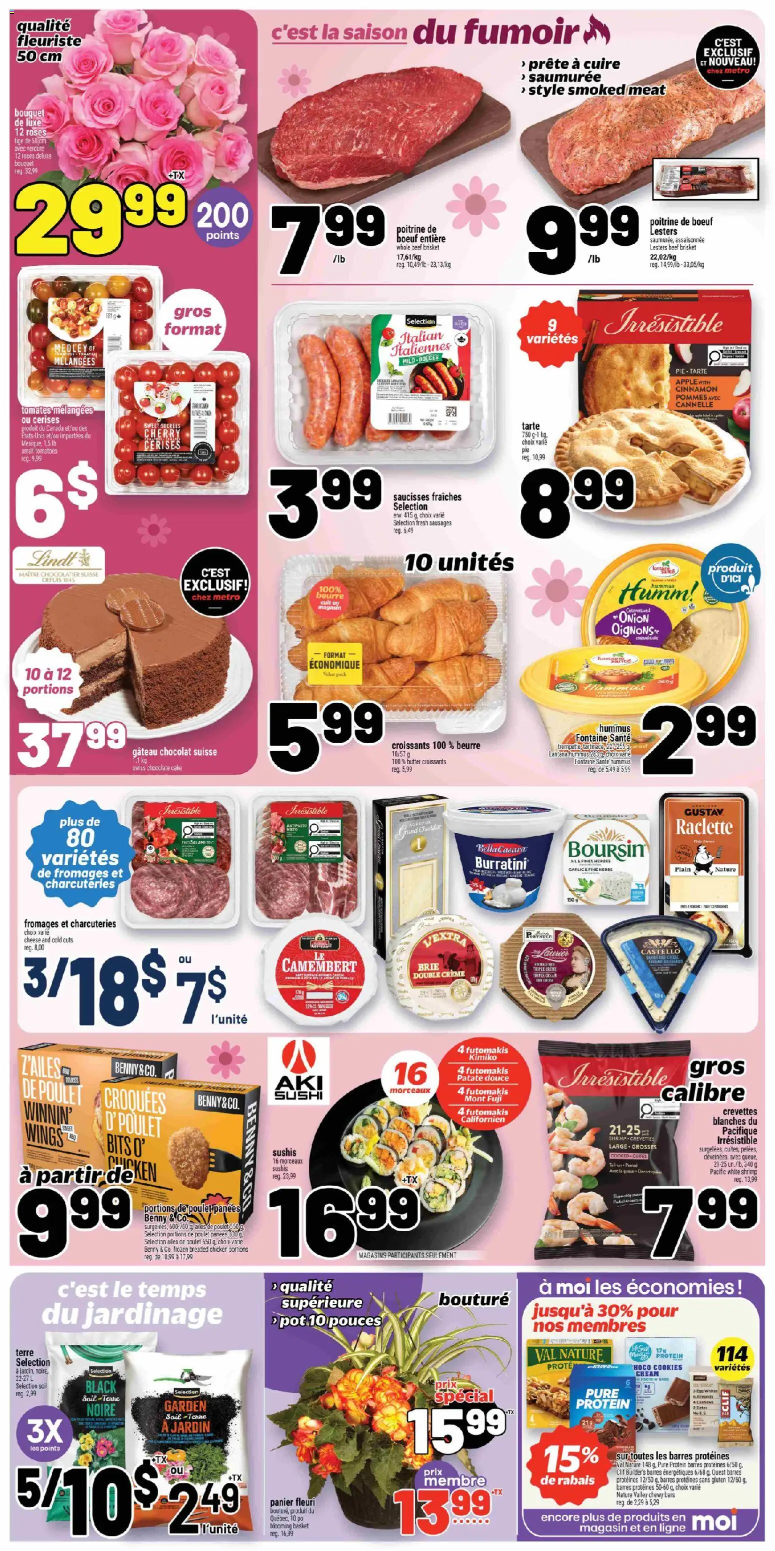 Metro flyer valid from 07.05.2026 | Page: 2 | Products: Beef, Cream, Butter, Tomatoes