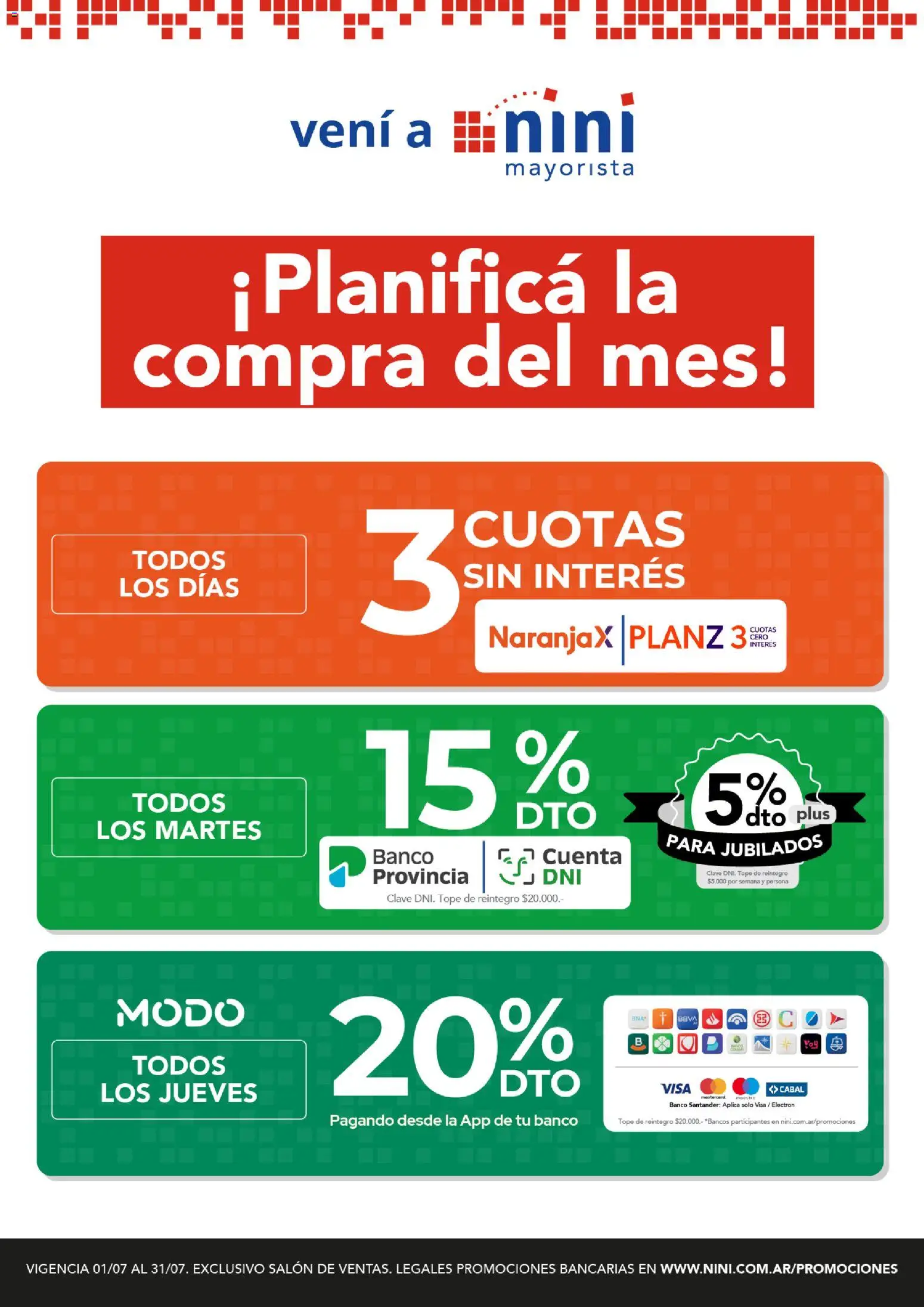 NINI Mayorista ofertas │ válido desde el 01/07/2026 | Página: 1