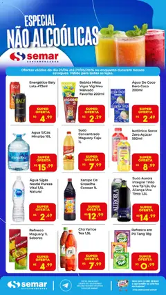 Semar Supermercado ofertas Alcoólicas - Pré-Visualização do folheto da loja Semar Supermercado, válido de 23.04.2026 | Página: 1