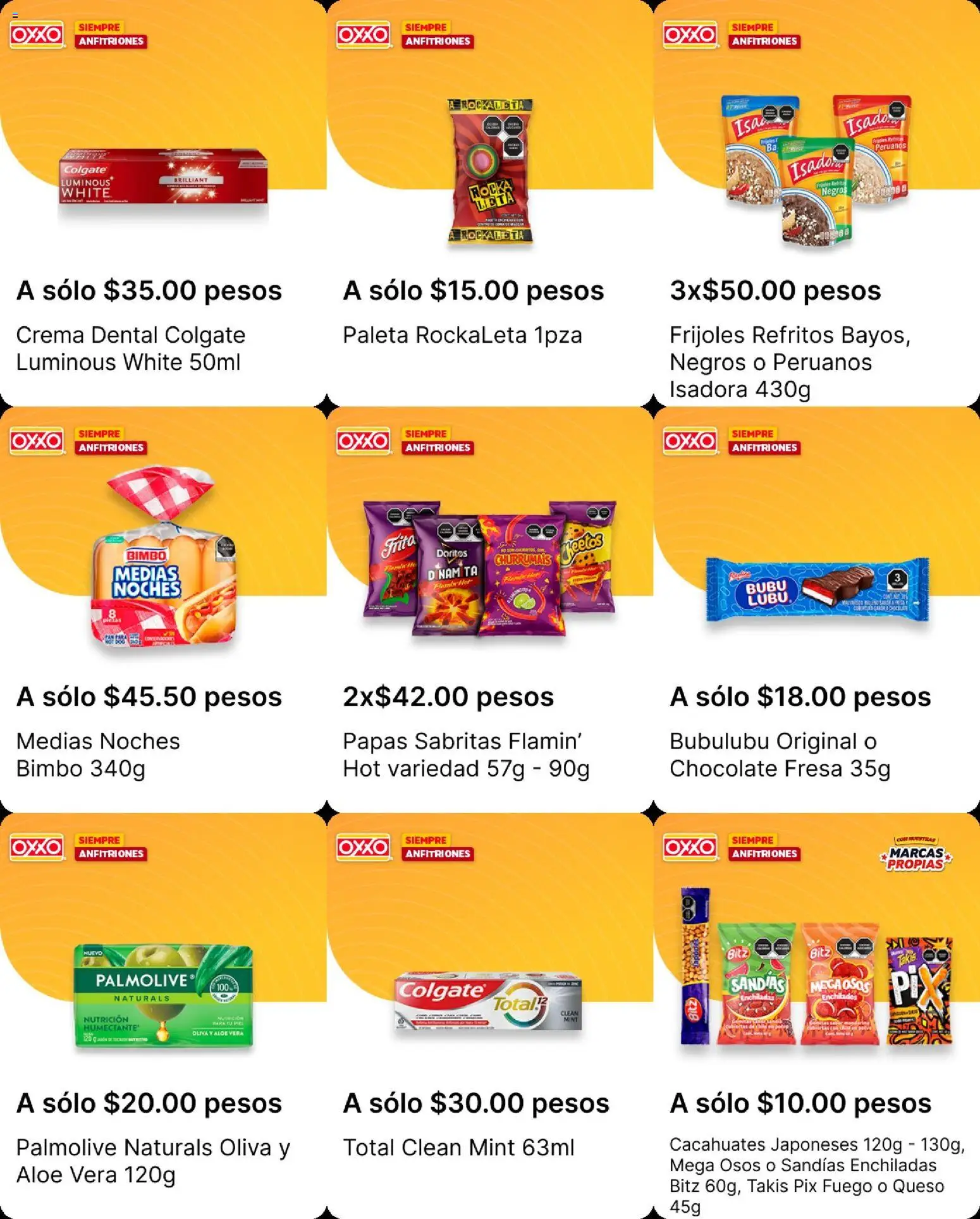 Nuevas ofertas de OXXO válidas en toda la República Mexicana desde el 30/07/2026. ¡Encuentra las mejores ofertas en OXXO folleto! | Página: 17 | Productos: Magnum, Leche, Banco, Jabón