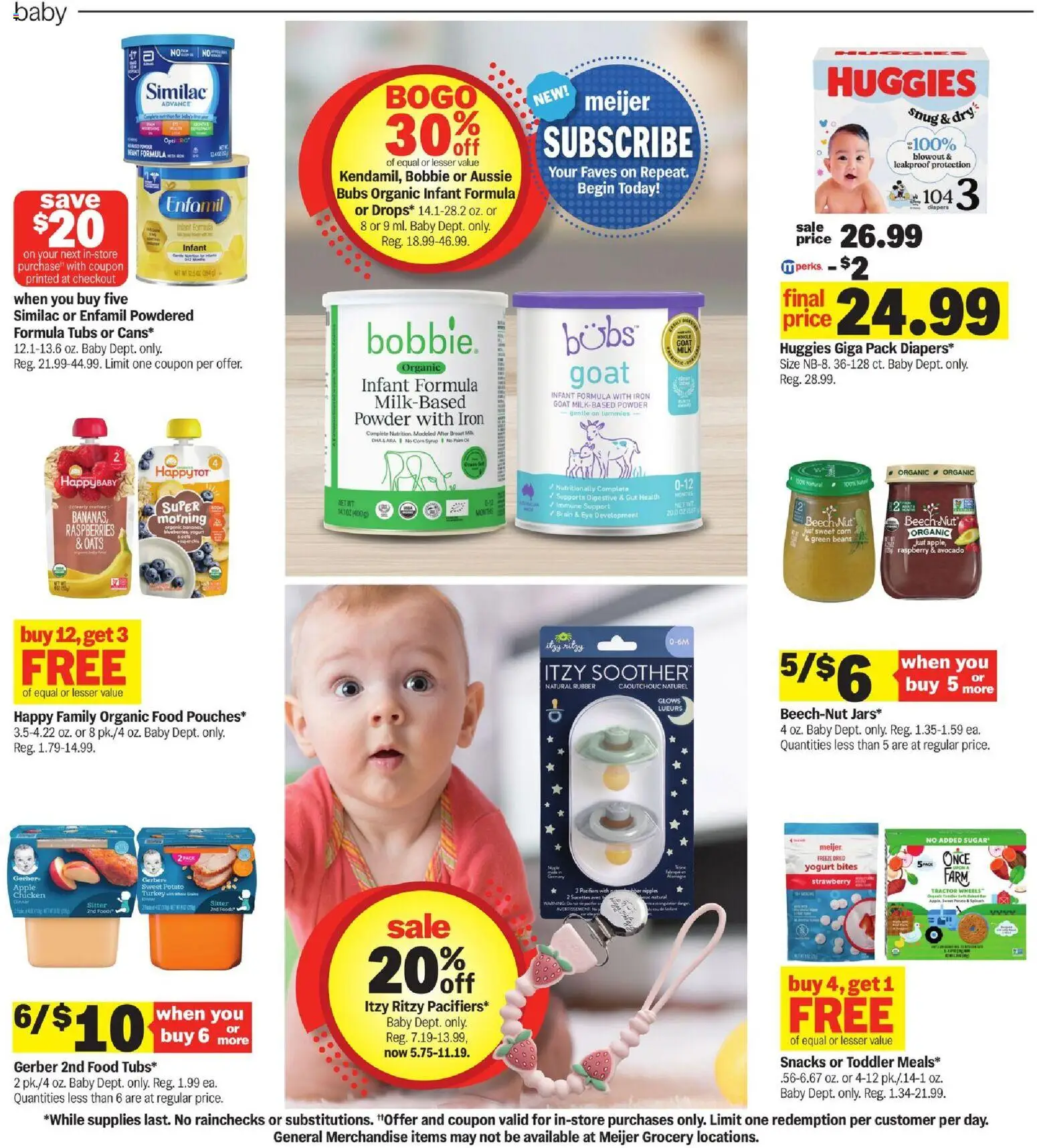 Meijer Weekly Ad - valid from 09/09/2026 | Page: 29 | Products: Raspberries, Syrup, Chicken, Avocado