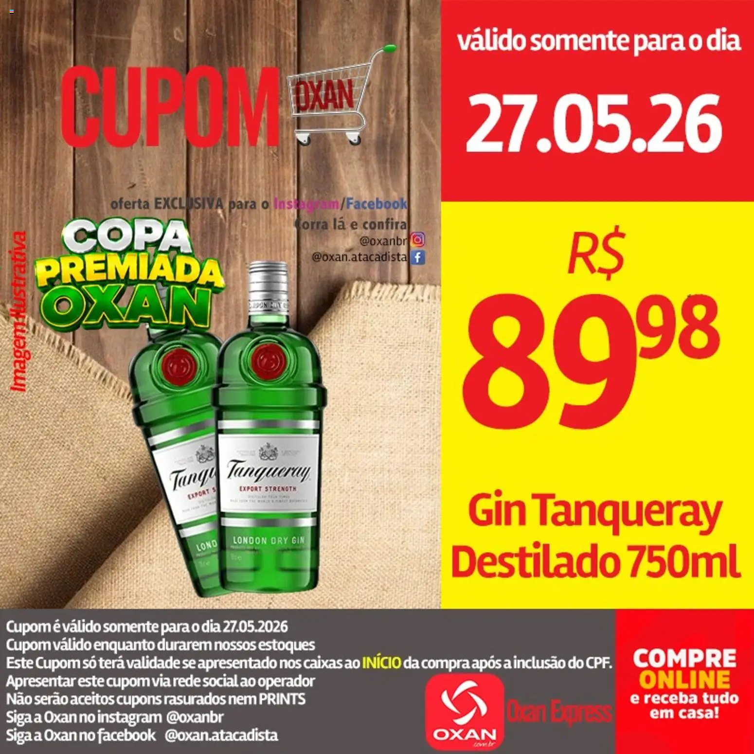 Oxan Atacadista Folheto - válido de 27.05.2026 | Página: 2 | Produtos: Copa, Gin