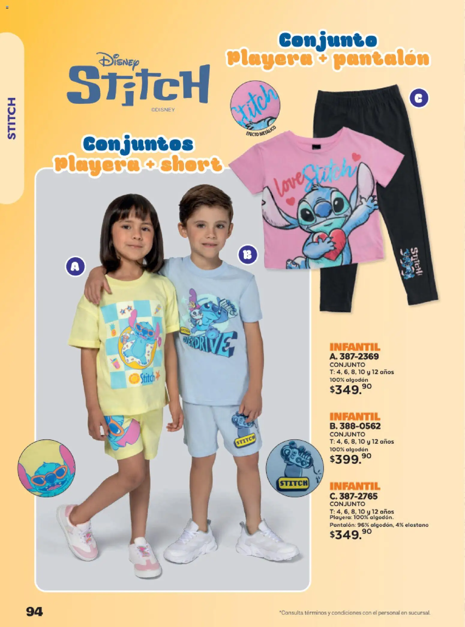 Nuevas ofertas de Andrea válidas en toda la República Mexicana desde el 24.05.2026. ¡Encuentra las mejores ofertas en Andrea catálogo Lo más divertindo en ropa! | Página: 94 | Productos: Algodón, Playera, Conjunto, Short