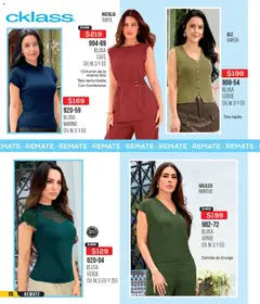 Vista previa de Cklass catálogo Remate Calzado 3X2, nuevo folleto de la tienda, válido en México a partir del 20.04.2026 | Página: 149 | Productos: Blusa, Cinturón, Café