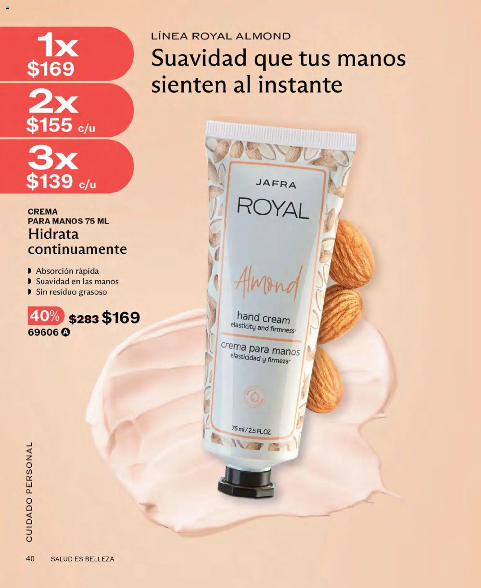 Nuevas ofertas de JAFRA válidas en toda la República Mexicana desde el 01.06.2026. ¡Encuentra las mejores ofertas en JAFRA catálogo! | Página: 40 | Productos: Crema
