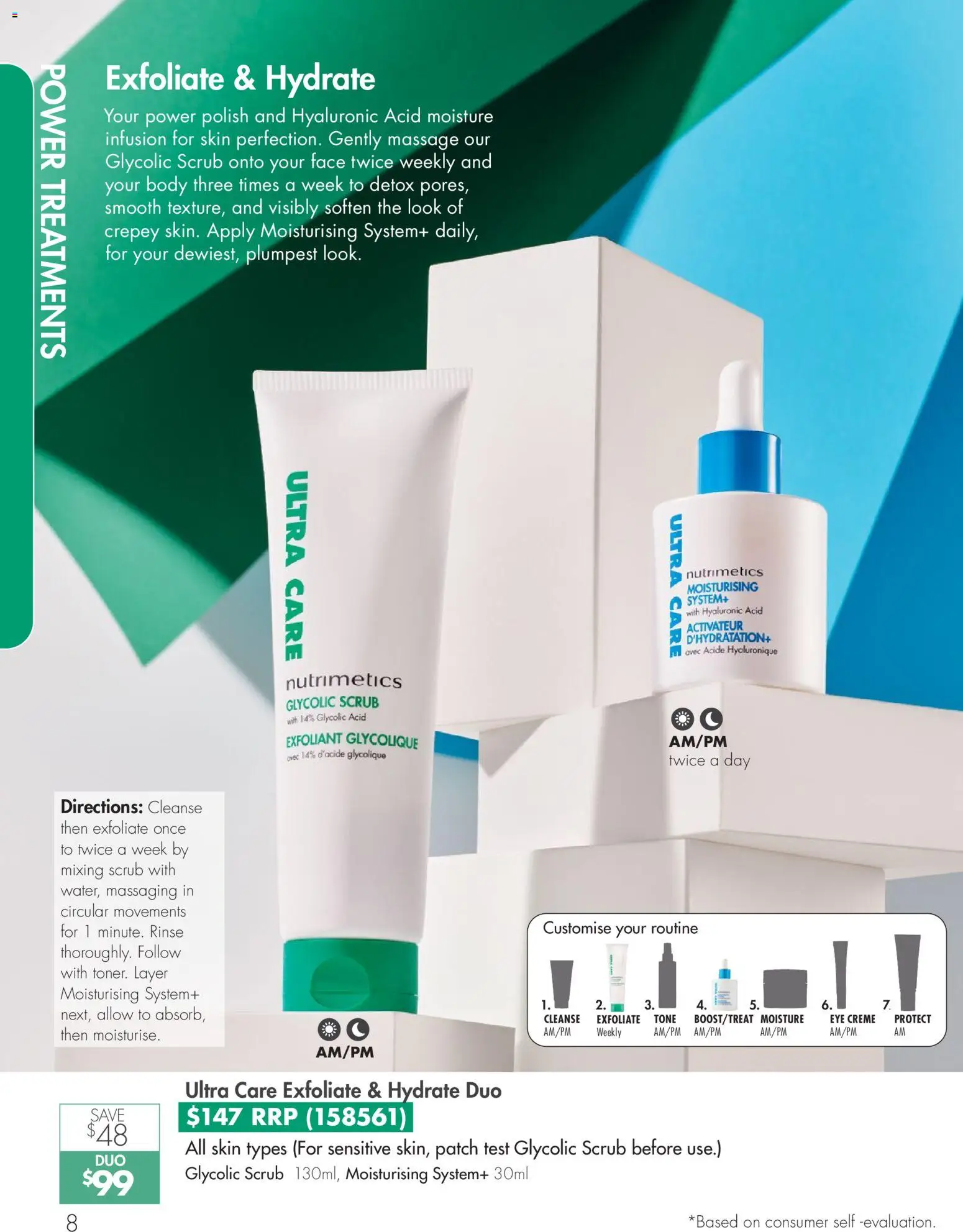Nutrimetics catalogue - valid from 01/01/2026 | Page: 8 | Products: Scrub, Polish