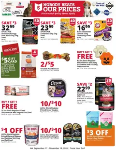 Preview of Rural King weekly ads valid from 09/17/2026 | Page: 6 | Products: Hammer, Cookies, Sauce, Trout