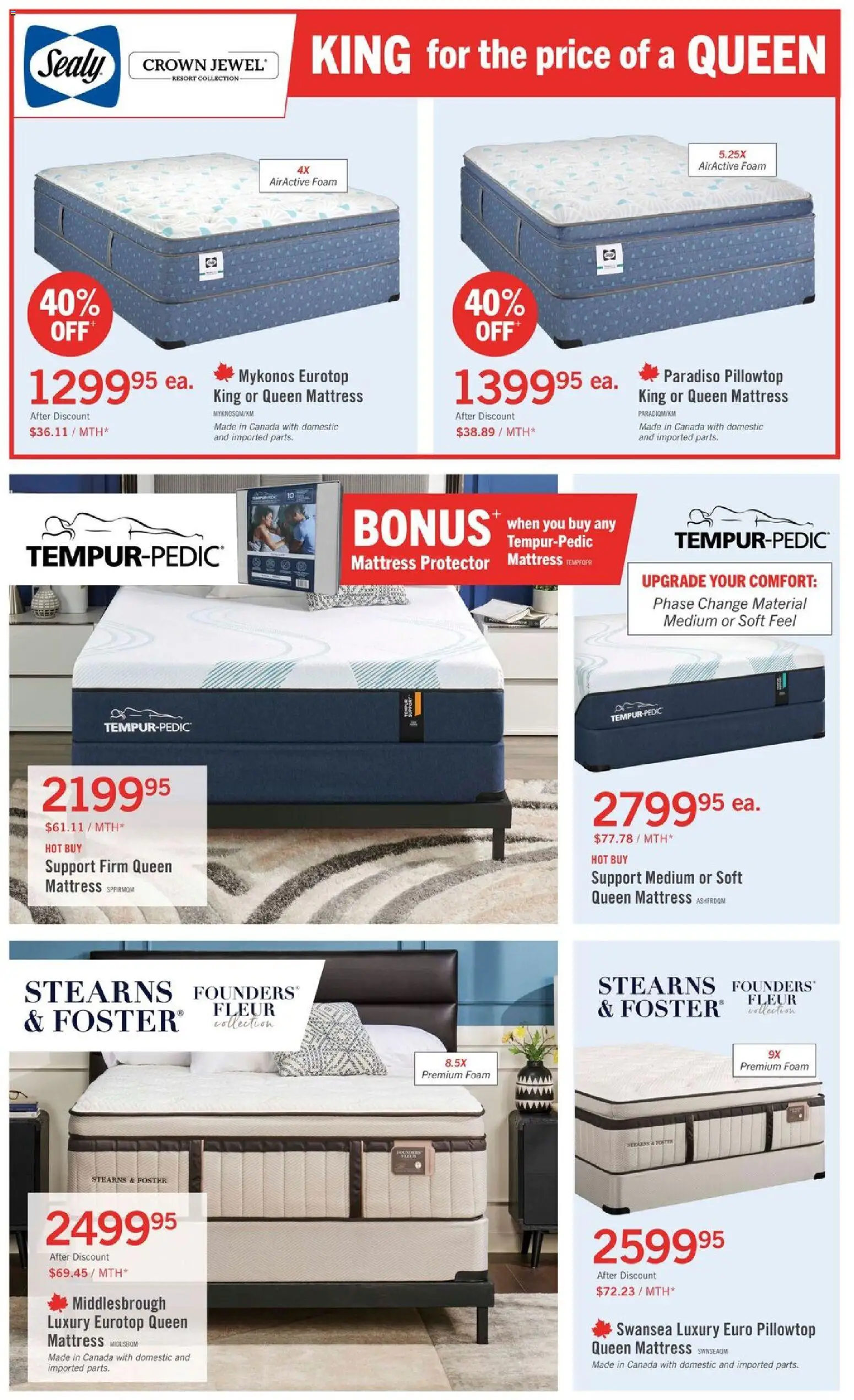 The Brick flyer valid from Jul 9, 2026 | Page: 2 | Products: Mattress