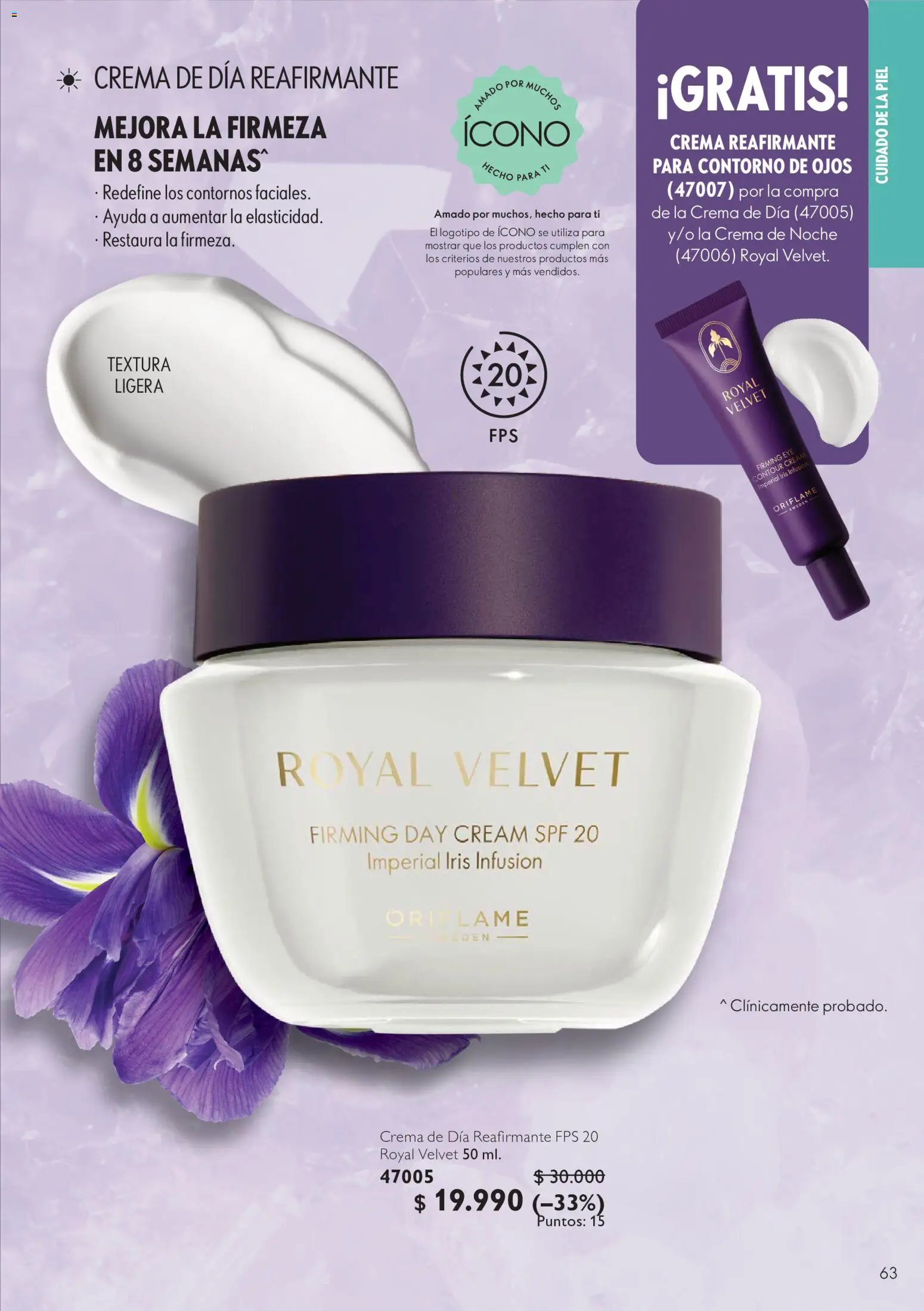 Oriflame Ofertas │ válido desde el 10.07.2026 | Página: 63 | Productos: Contorno, Crema, Contorno de ojos