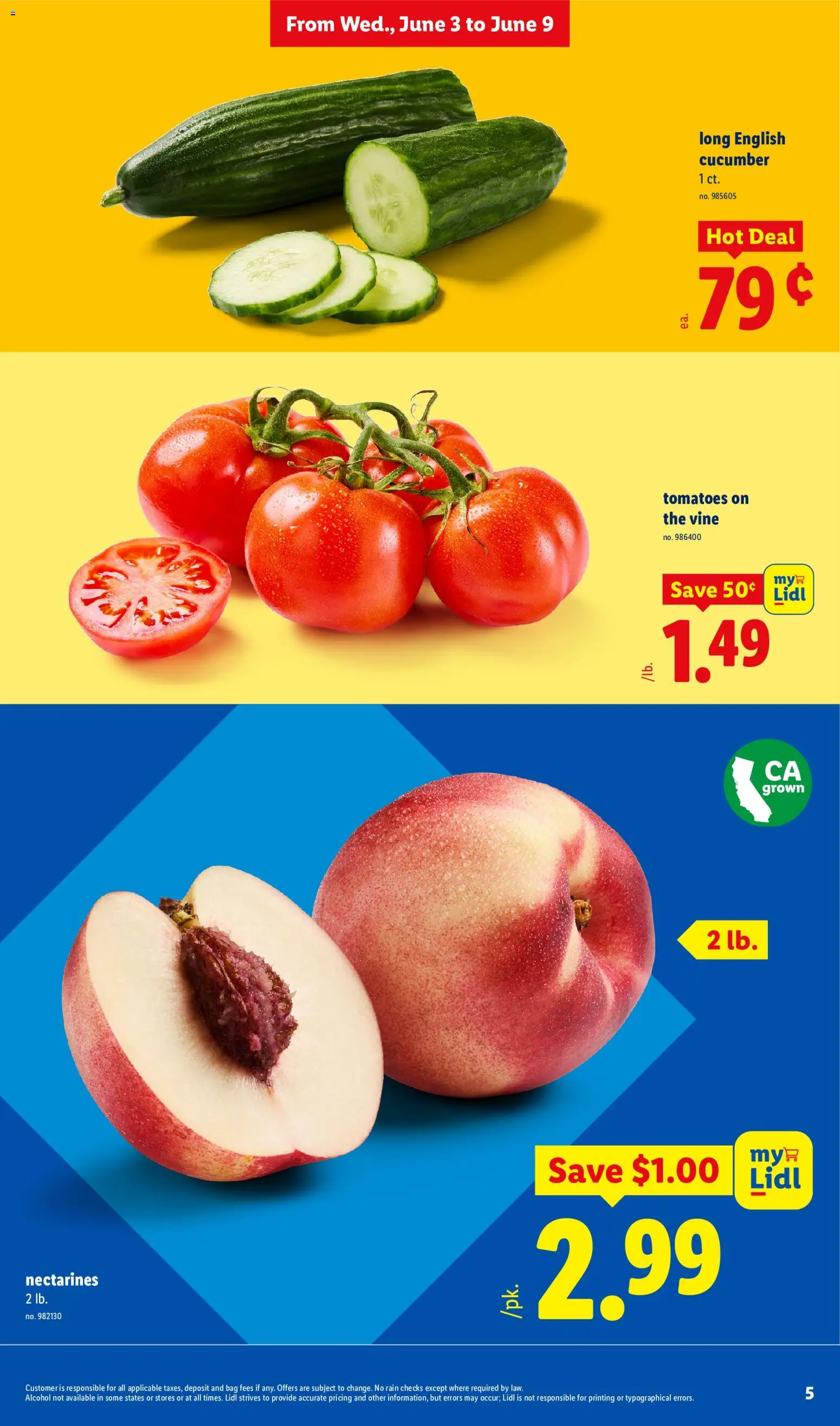 Lidl Weekly Ad - valid from 03.06.2026 | Page: 5 | Products: Tomatoes, Bag