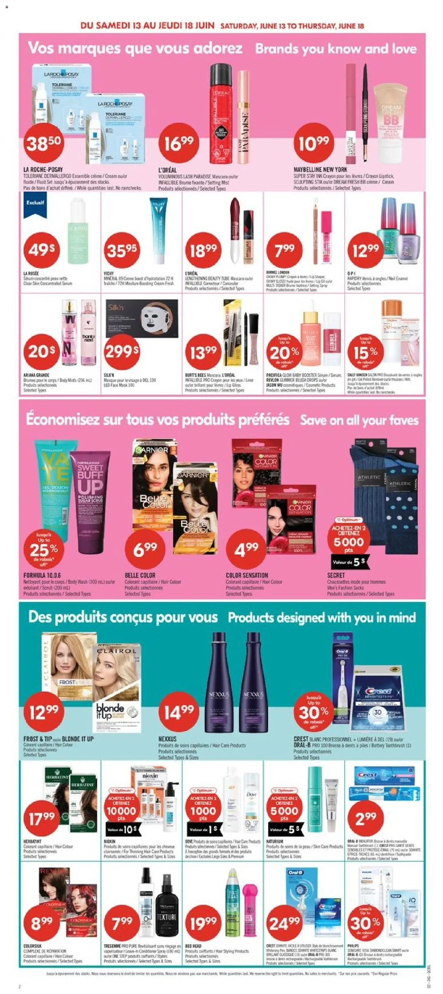 Pharmaprix flyer valid from 12.06.2026 | Page: 14 | Products: Blush, Lip gloss, Mask, Battery