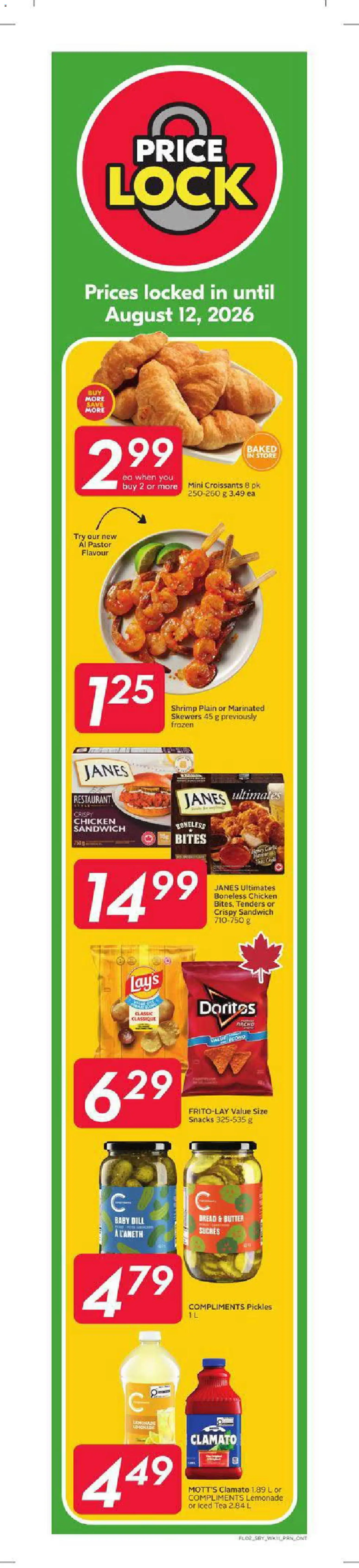 Sobeys flyer valid from Jul 9, 2026 | Page: 3 | Products: Tea, Butter, Bread, Chicken