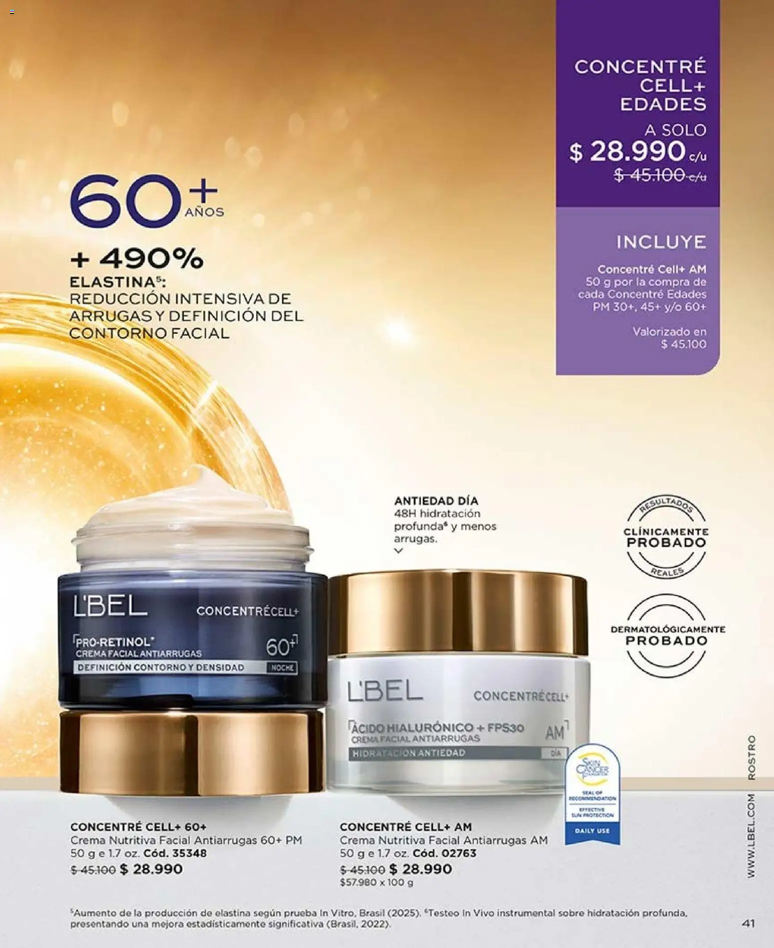 Catálogo L'Bel Campaña 12 │ válido desde el 07.07.2026 | Página: 41 | Productos: Contorno, Sobre, Crema