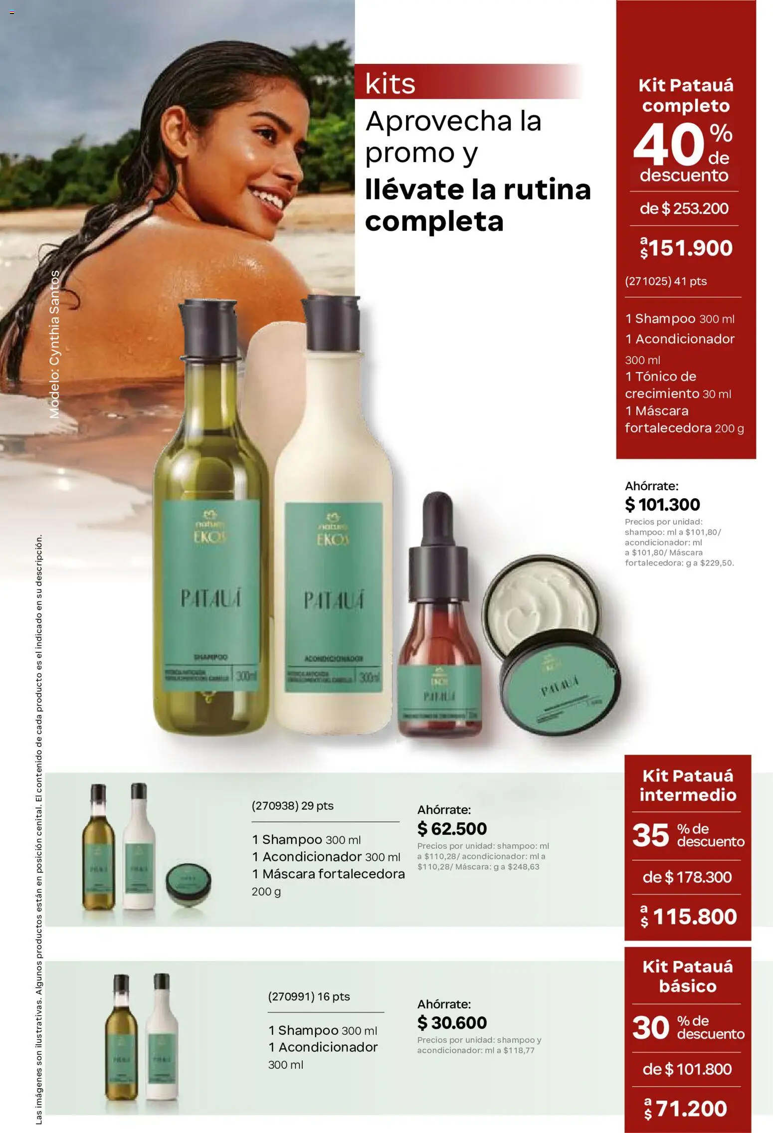 Natura revista - valida desde el 02/09/2026 | Página: 164 | Productos: Shampoo, Máscara, Acondicionador