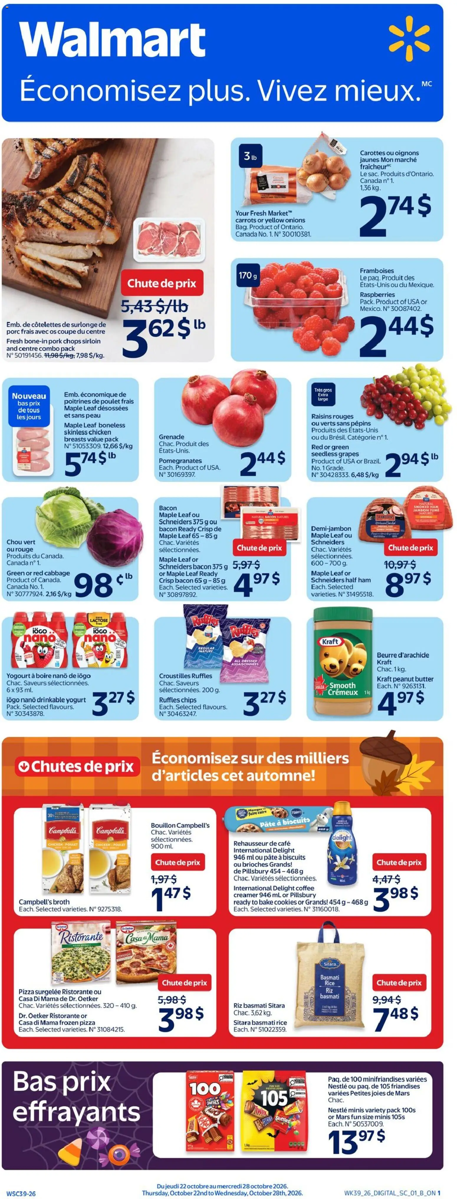 Walmart flyer valid from Oct 22, 2026 | Page: 1