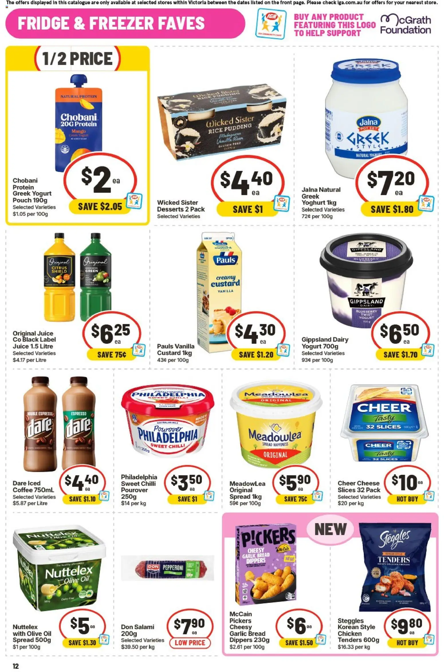 IGA catalogue - valid from 09/09/2026 | Page: 13 | Products: Dairy, Bread, Chicken, Rice pudding