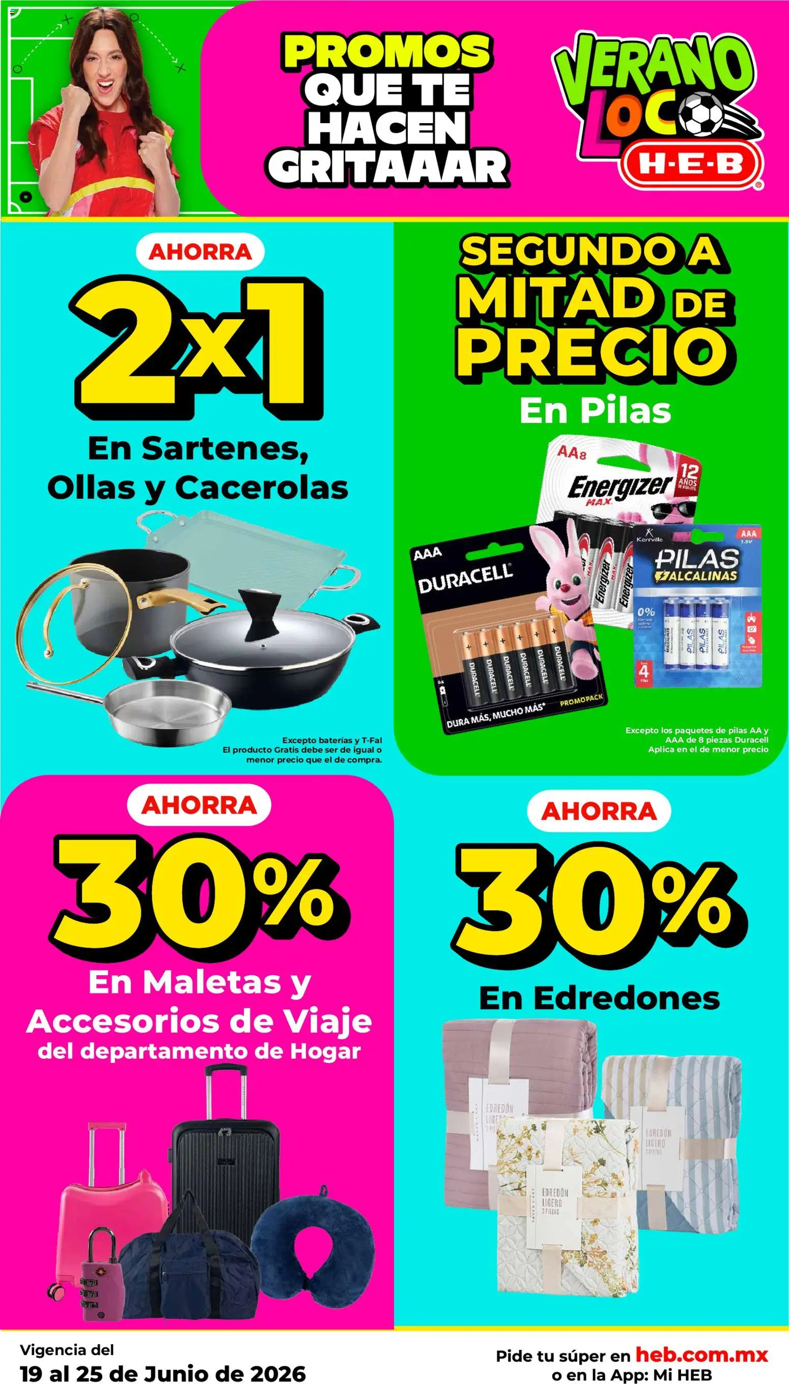 Nuevas ofertas de H-E-B válidas en toda la República Mexicana desde el 19.06.2026. ¡Encuentra las mejores ofertas en H-E-B folleto! | Página: 19