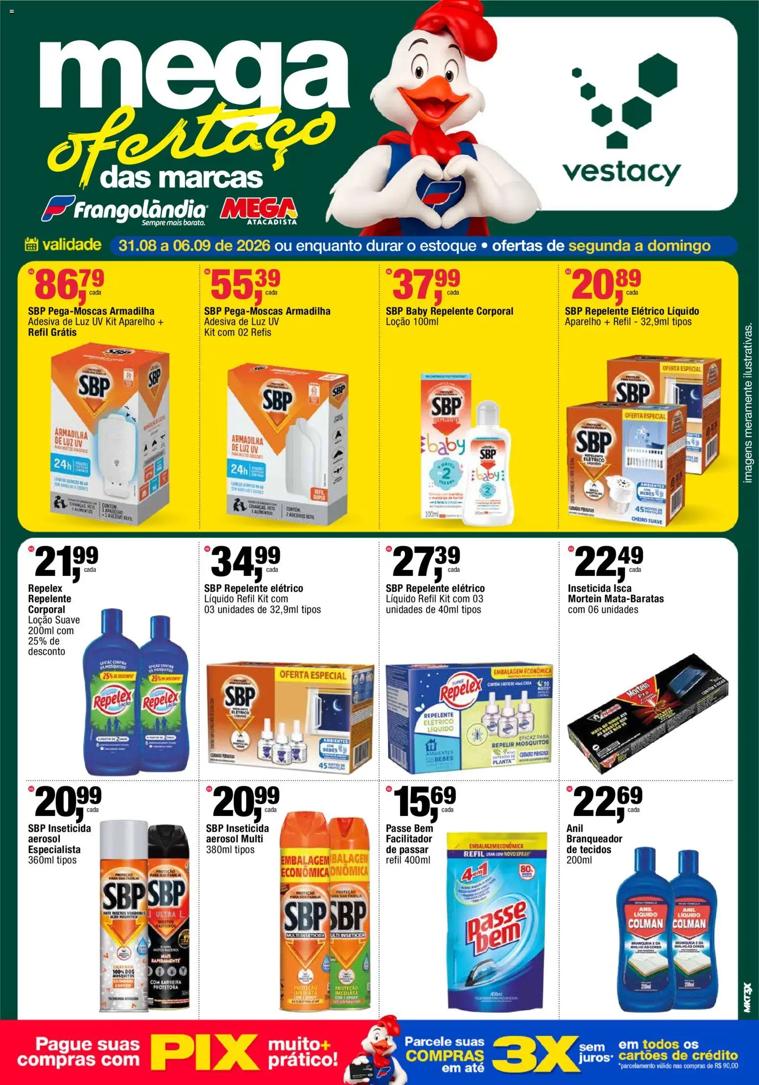 Frangolândia Folheto - válido de 31/08/2026 | Página: 7 | Produtos: Repelente, Inseticida